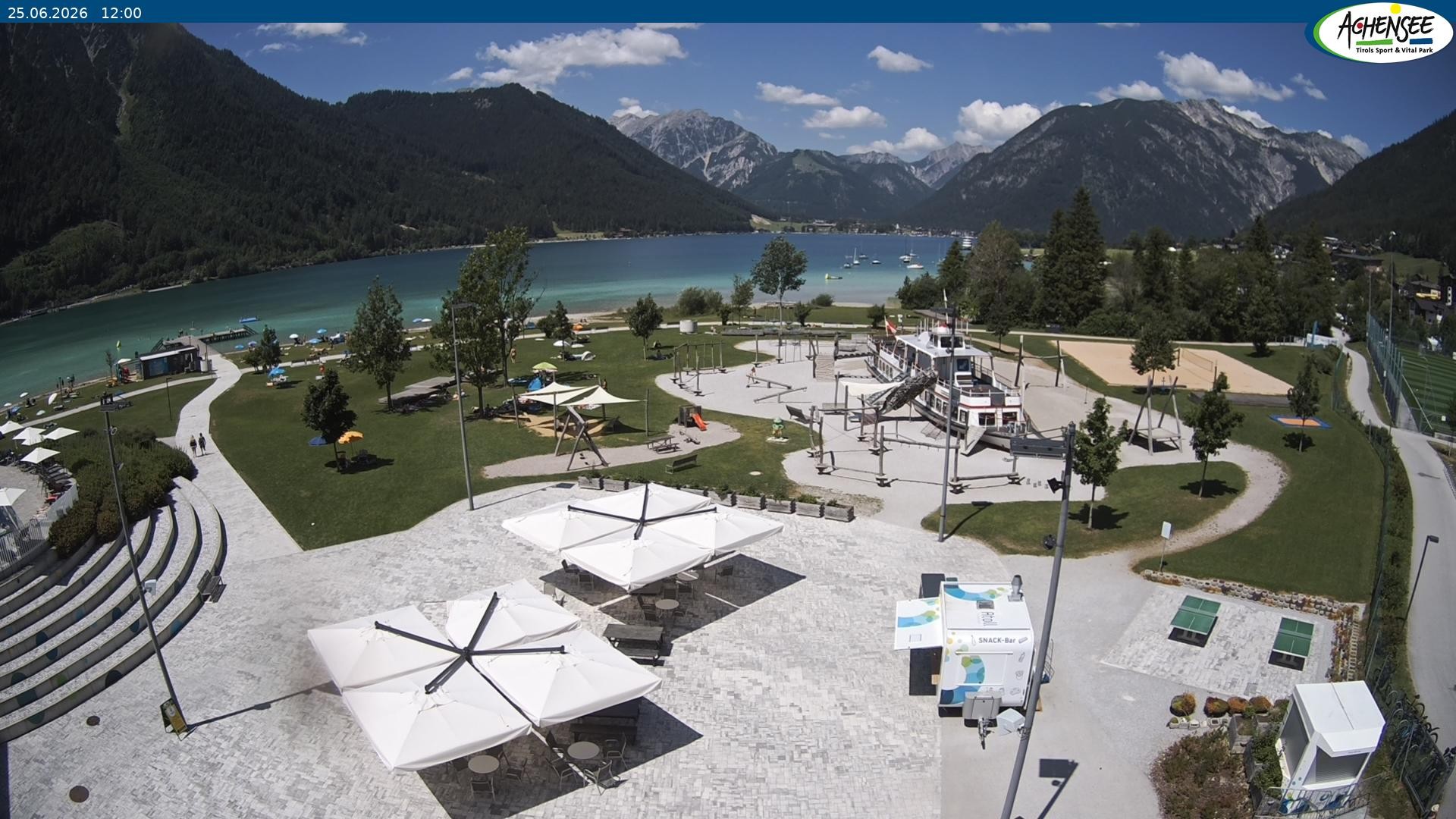 Archiv Foto Webcam Erlebnisbad Atoll am Achensee