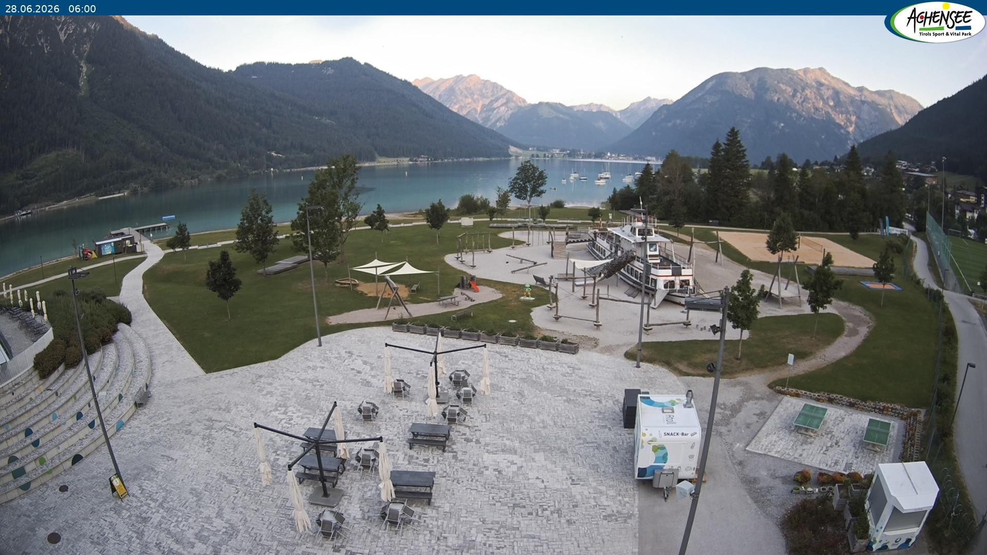 Archiv Foto Webcam Erlebnisbad Atoll am Achensee