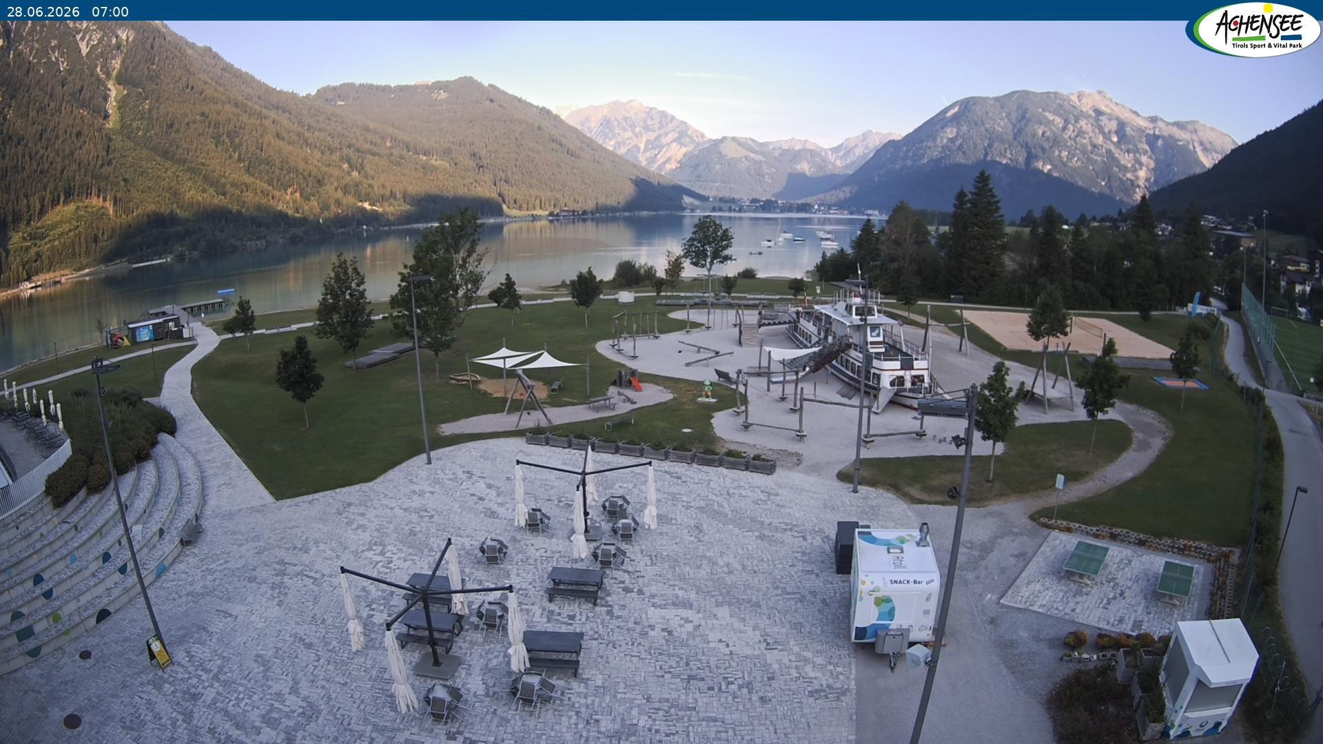 Archiv Foto Webcam Erlebnisbad Atoll am Achensee