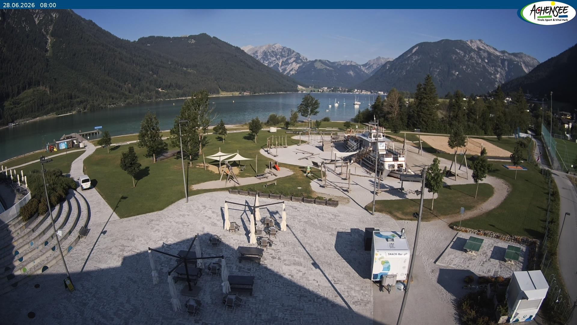 Archiv Foto Webcam Erlebnisbad Atoll am Achensee