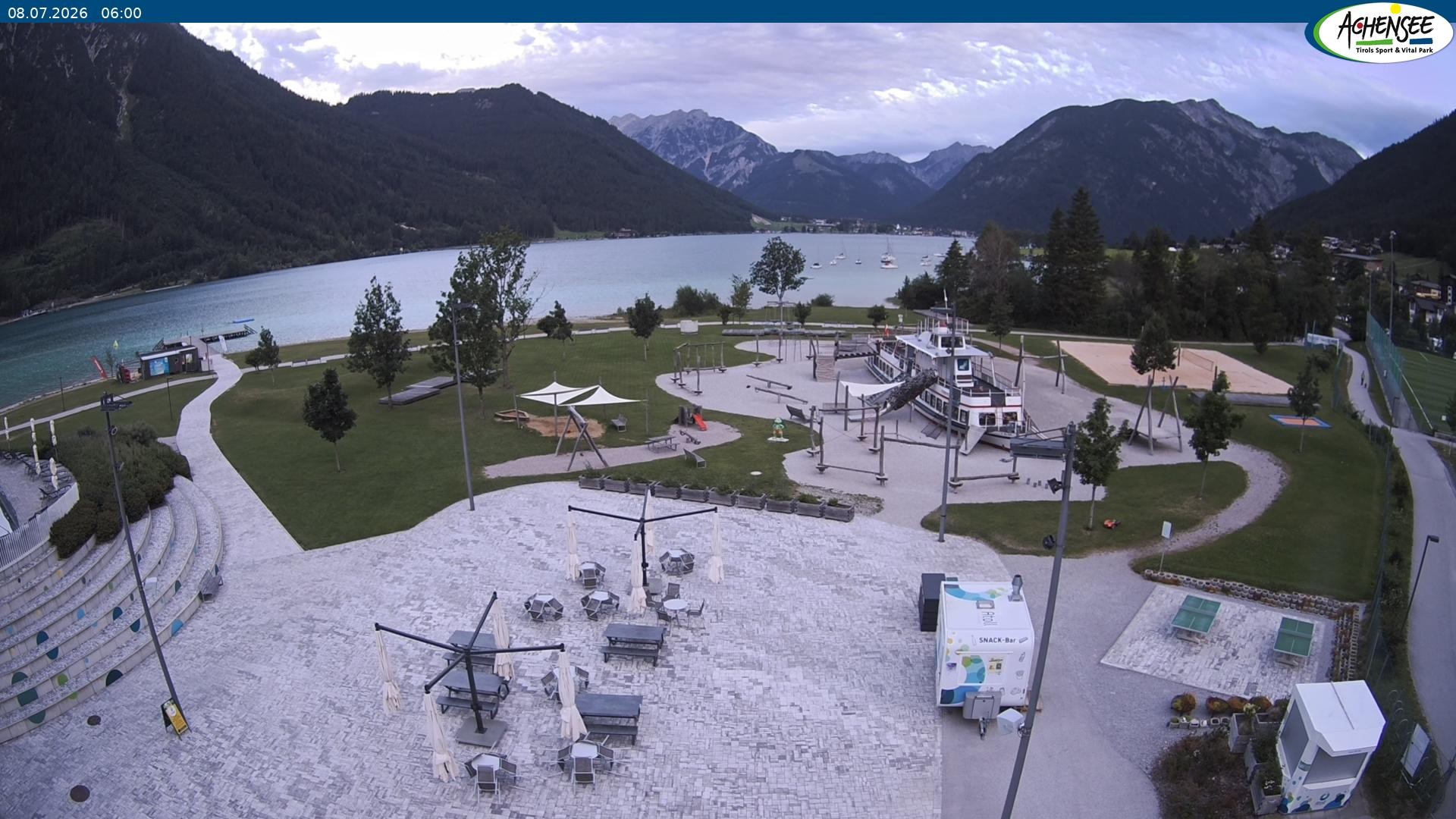 Archiv Foto Webcam Erlebnisbad Atoll am Achensee