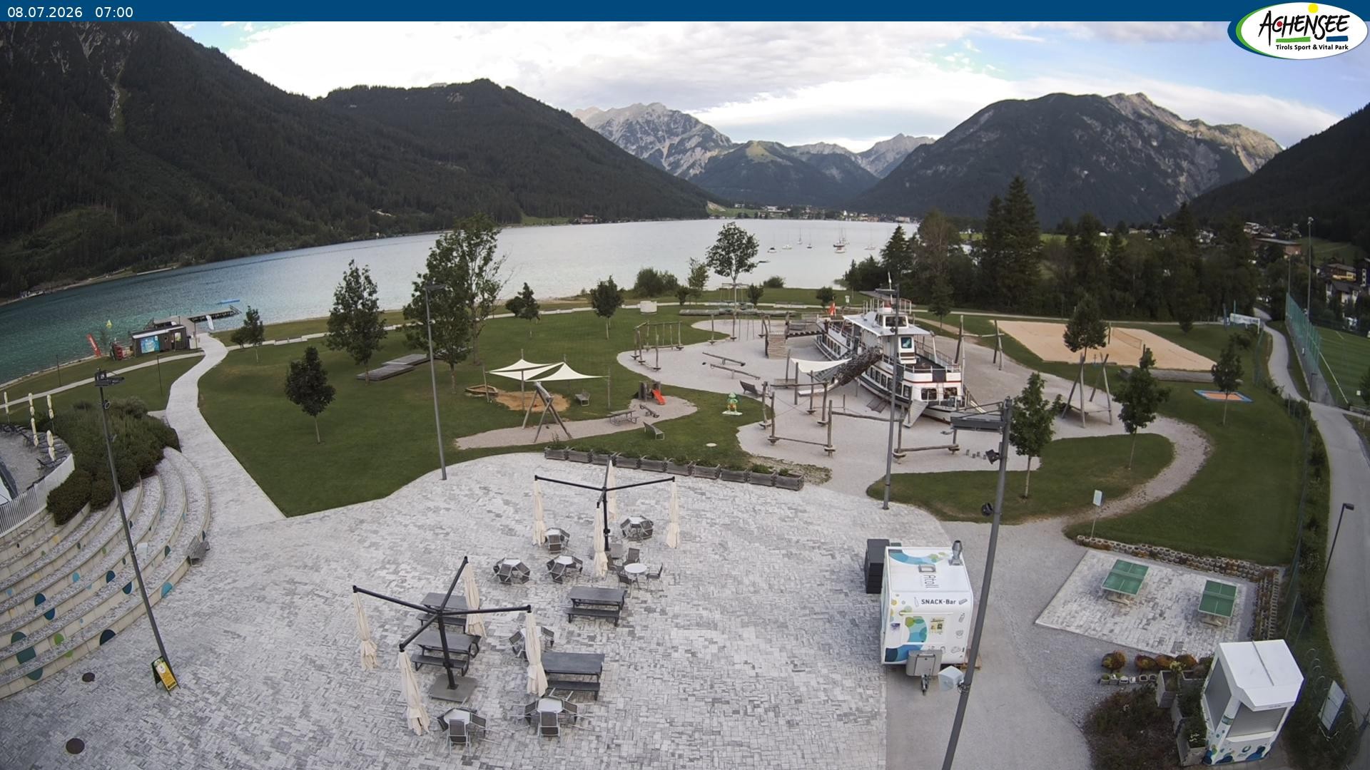 Archiv Foto Webcam Erlebnisbad Atoll am Achensee