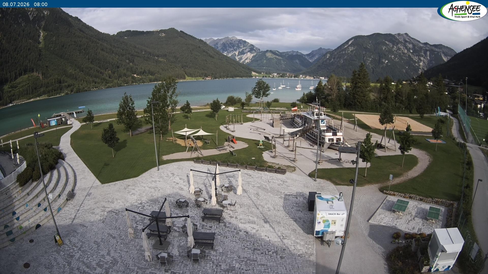 Archiv Foto Webcam Erlebnisbad Atoll am Achensee
