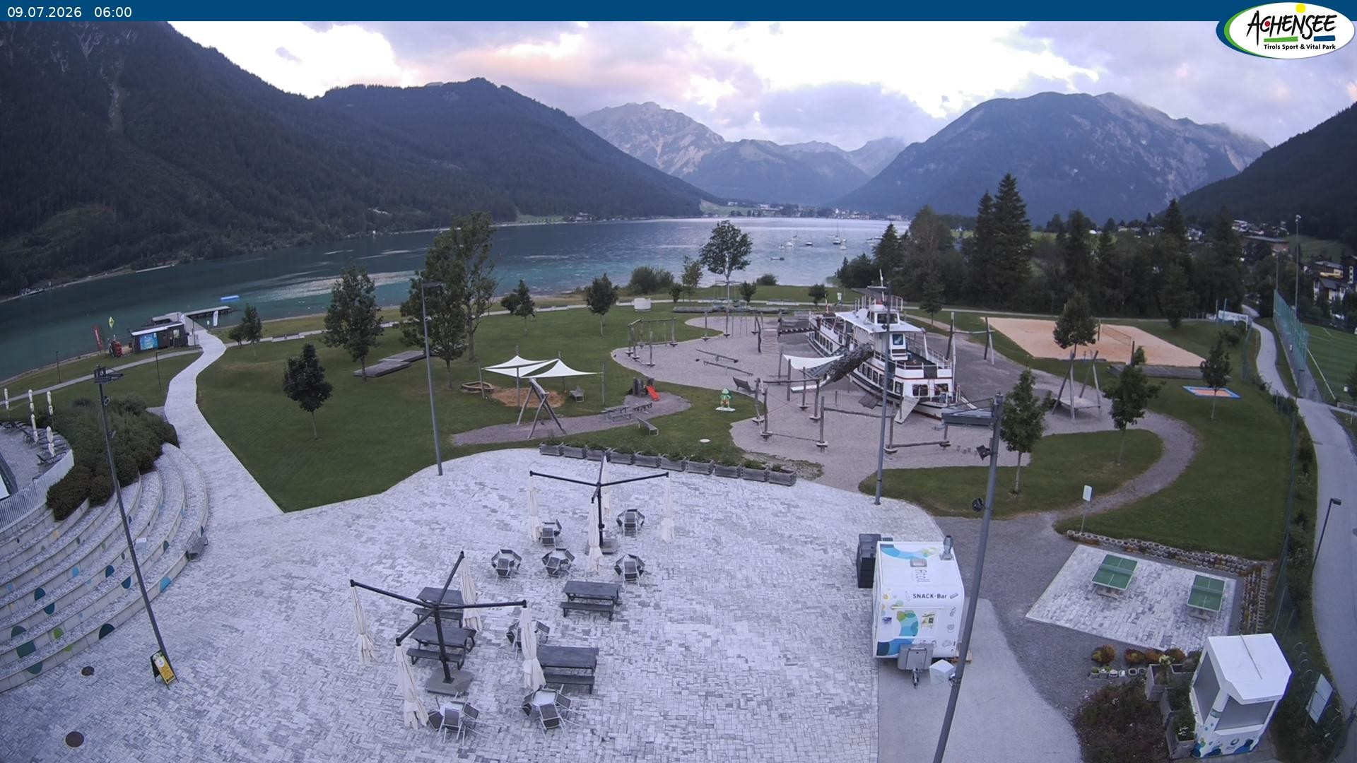 Archiv Foto Webcam Erlebnisbad Atoll am Achensee