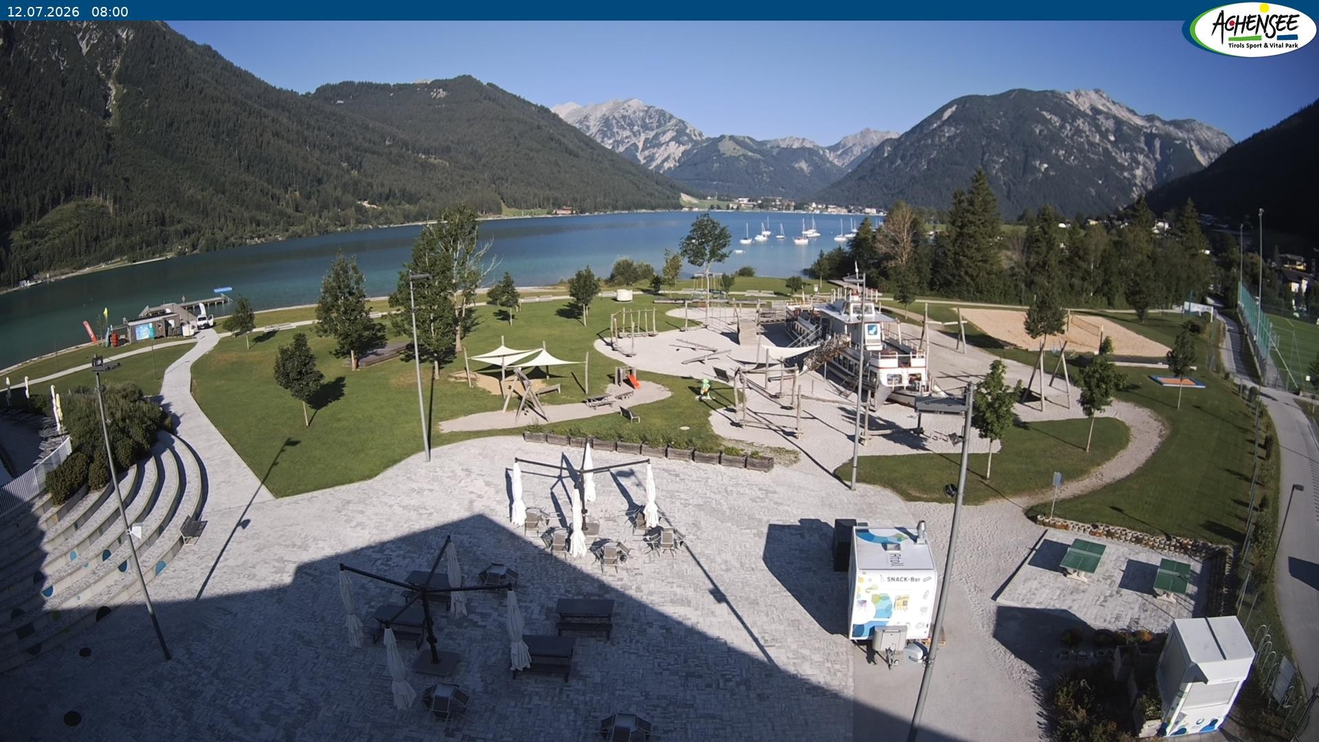 Archiv Foto Webcam Erlebnisbad Atoll am Achensee