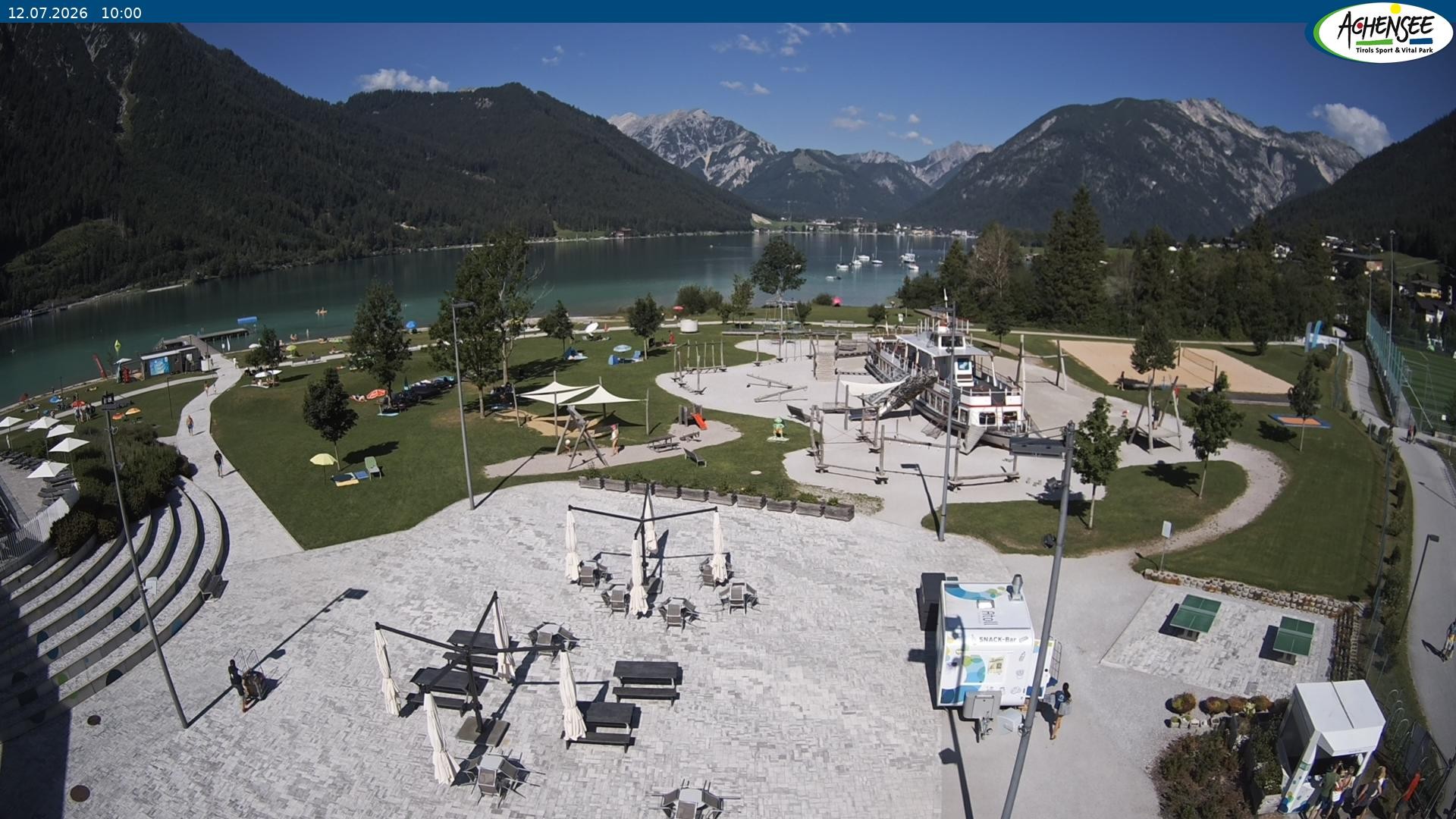 Archiv Foto Webcam Erlebnisbad Atoll am Achensee