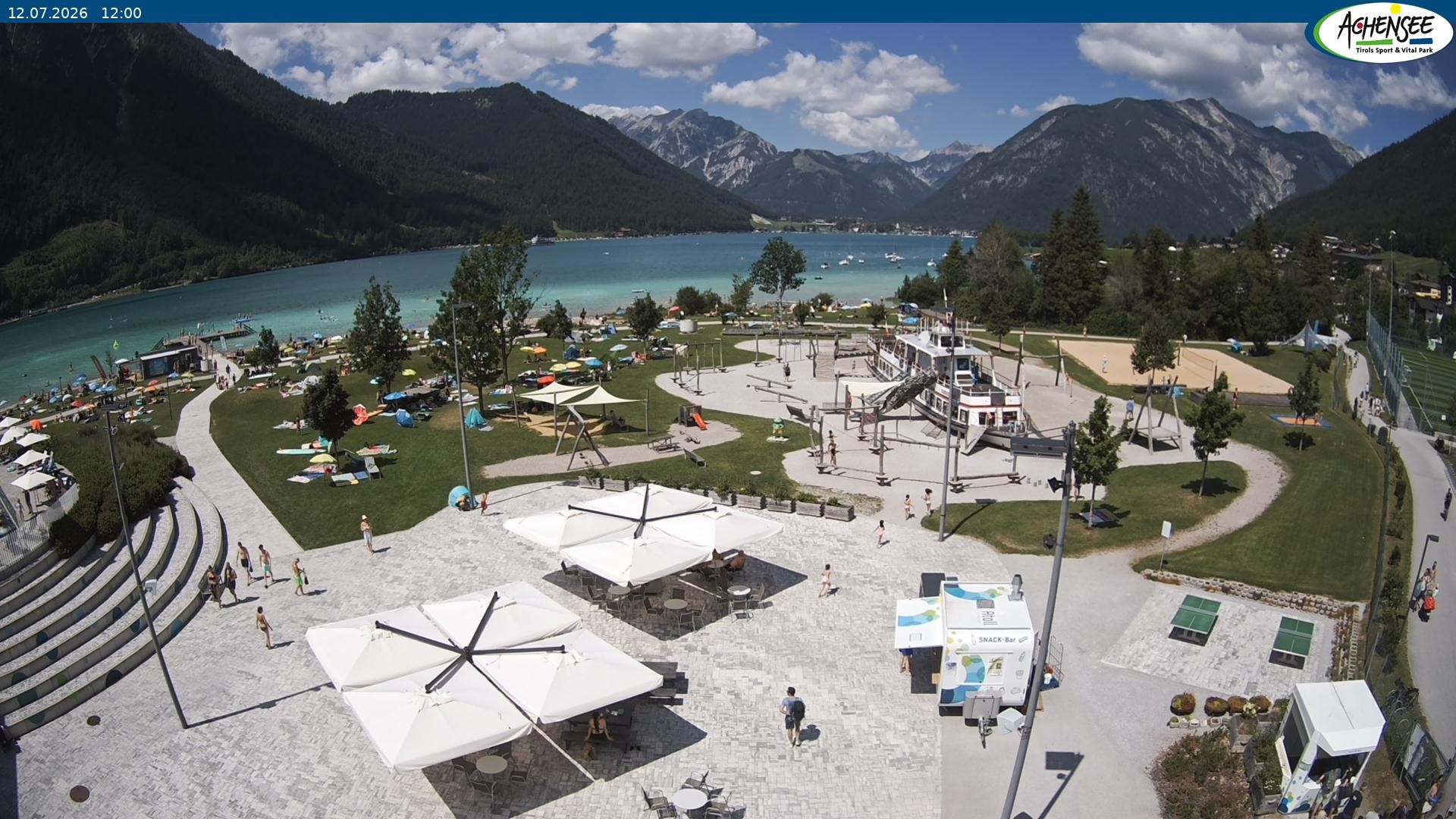 Archiv Foto Webcam Erlebnisbad Atoll am Achensee