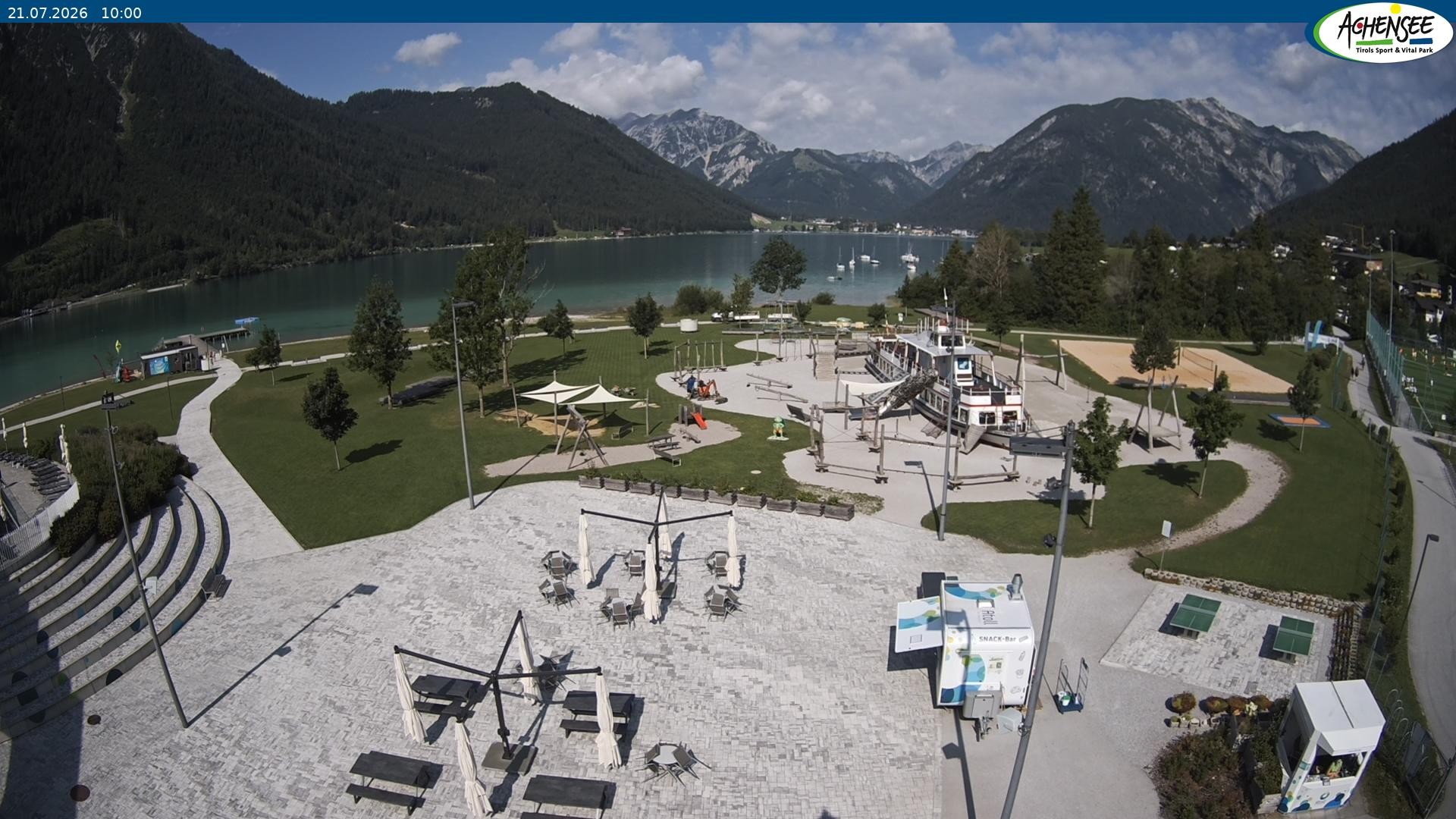 Archiv Foto Webcam Erlebnisbad Atoll am Achensee