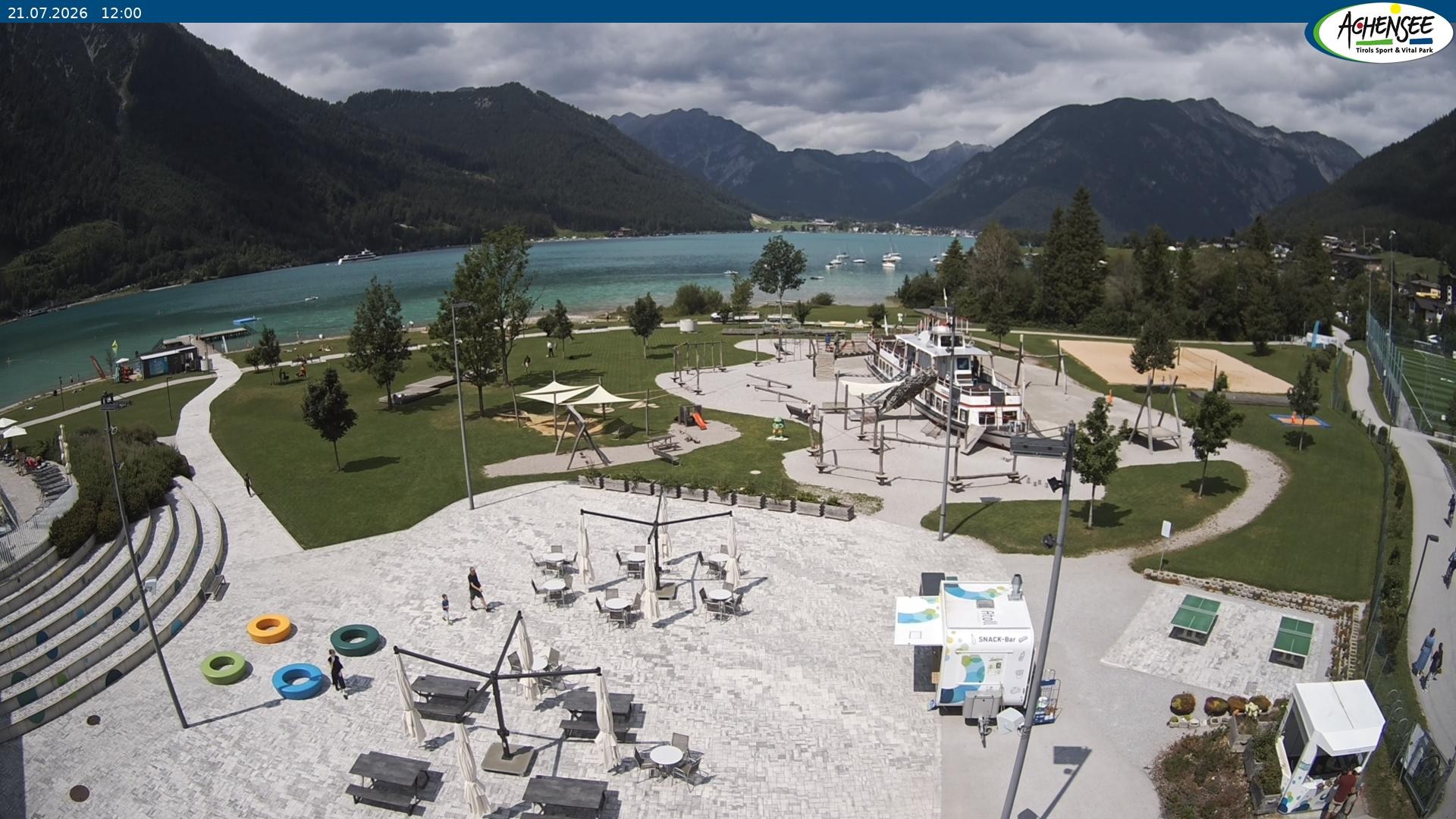 Archiv Foto Webcam Erlebnisbad Atoll am Achensee