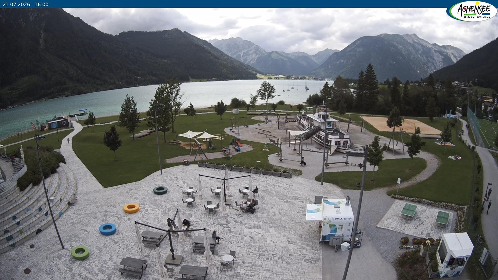 Archiv Foto Webcam Erlebnisbad Atoll am Achensee
