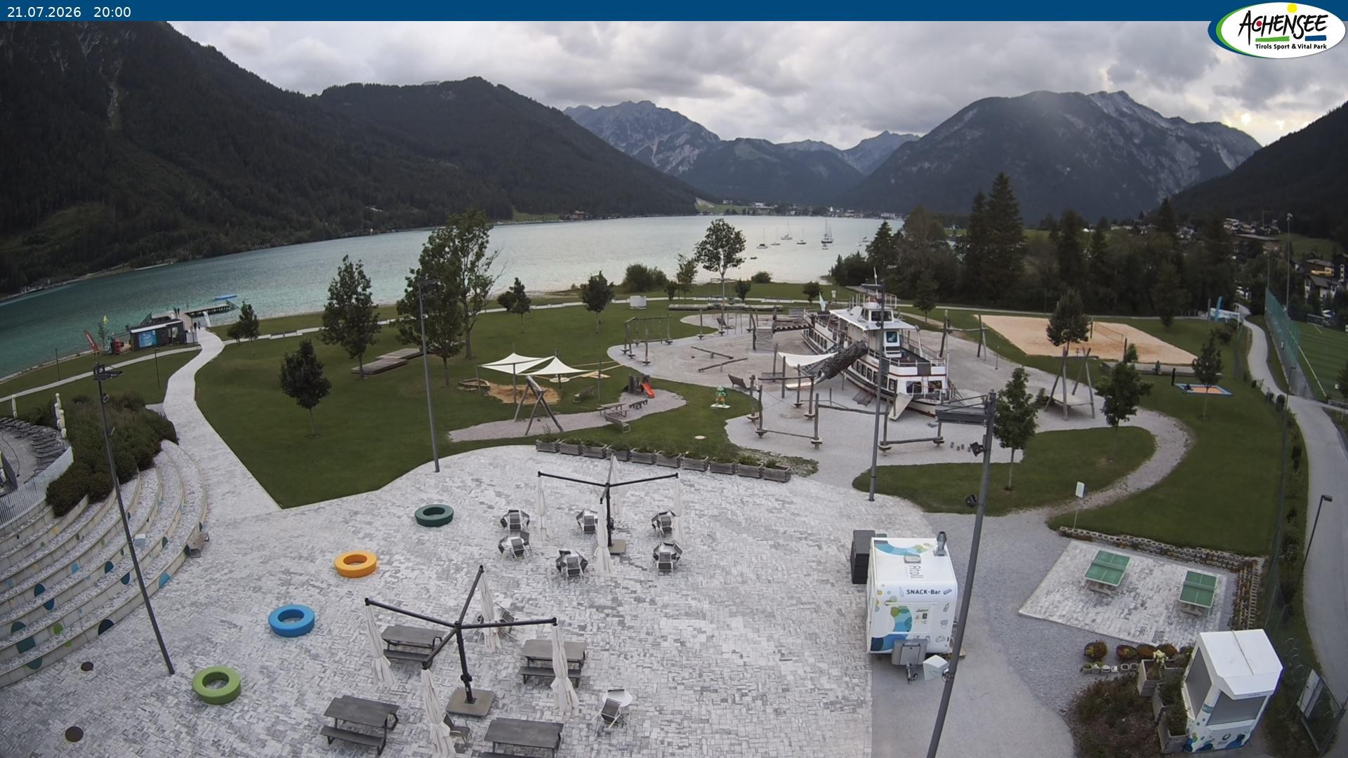 Archiv Foto Webcam Erlebnisbad Atoll am Achensee