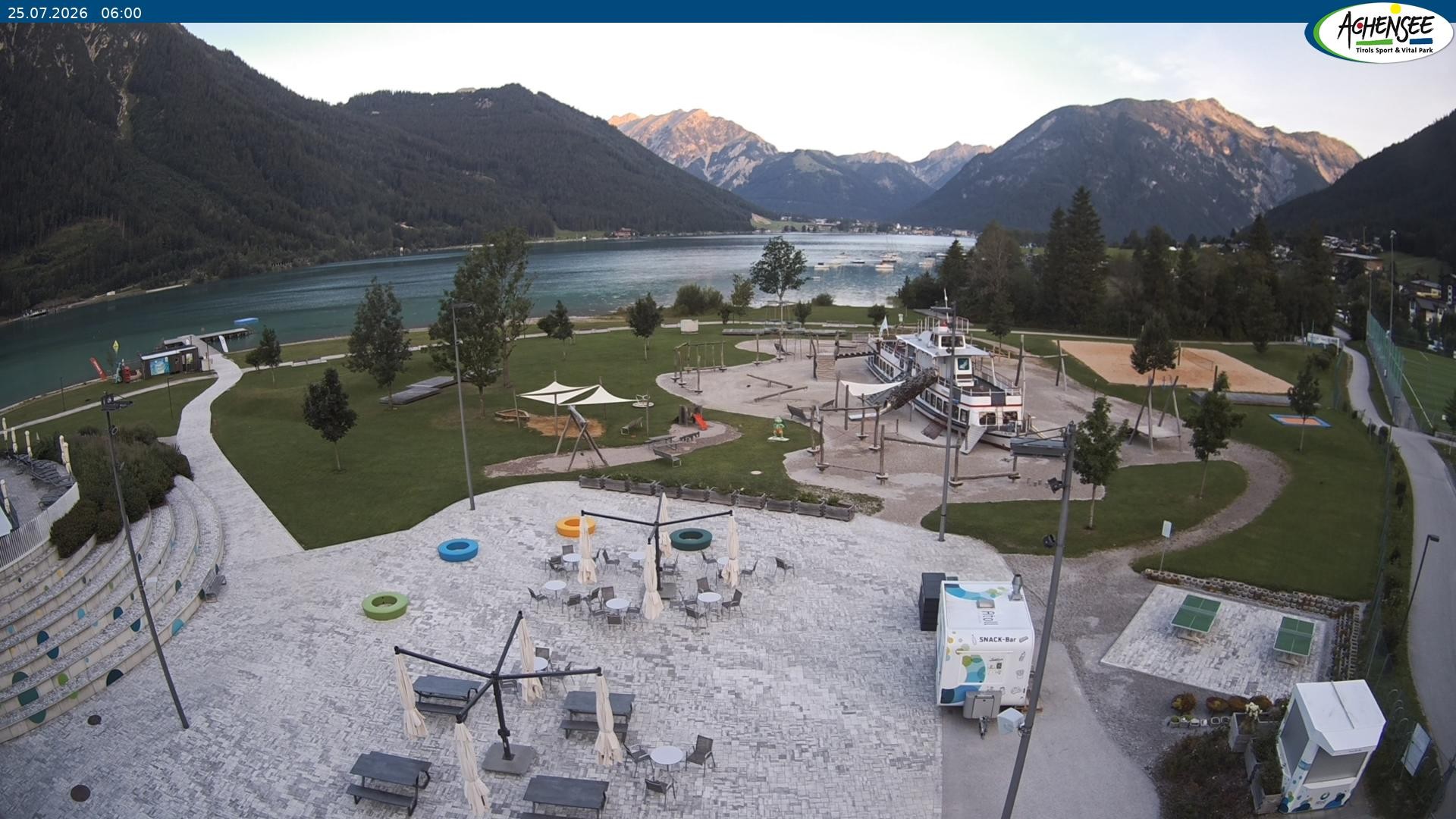 Archiv Foto Webcam Erlebnisbad Atoll am Achensee