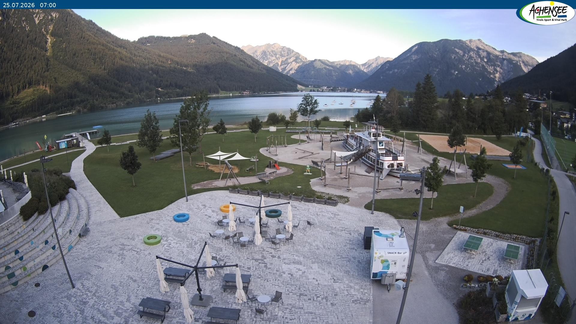 Archiv Foto Webcam Erlebnisbad Atoll am Achensee