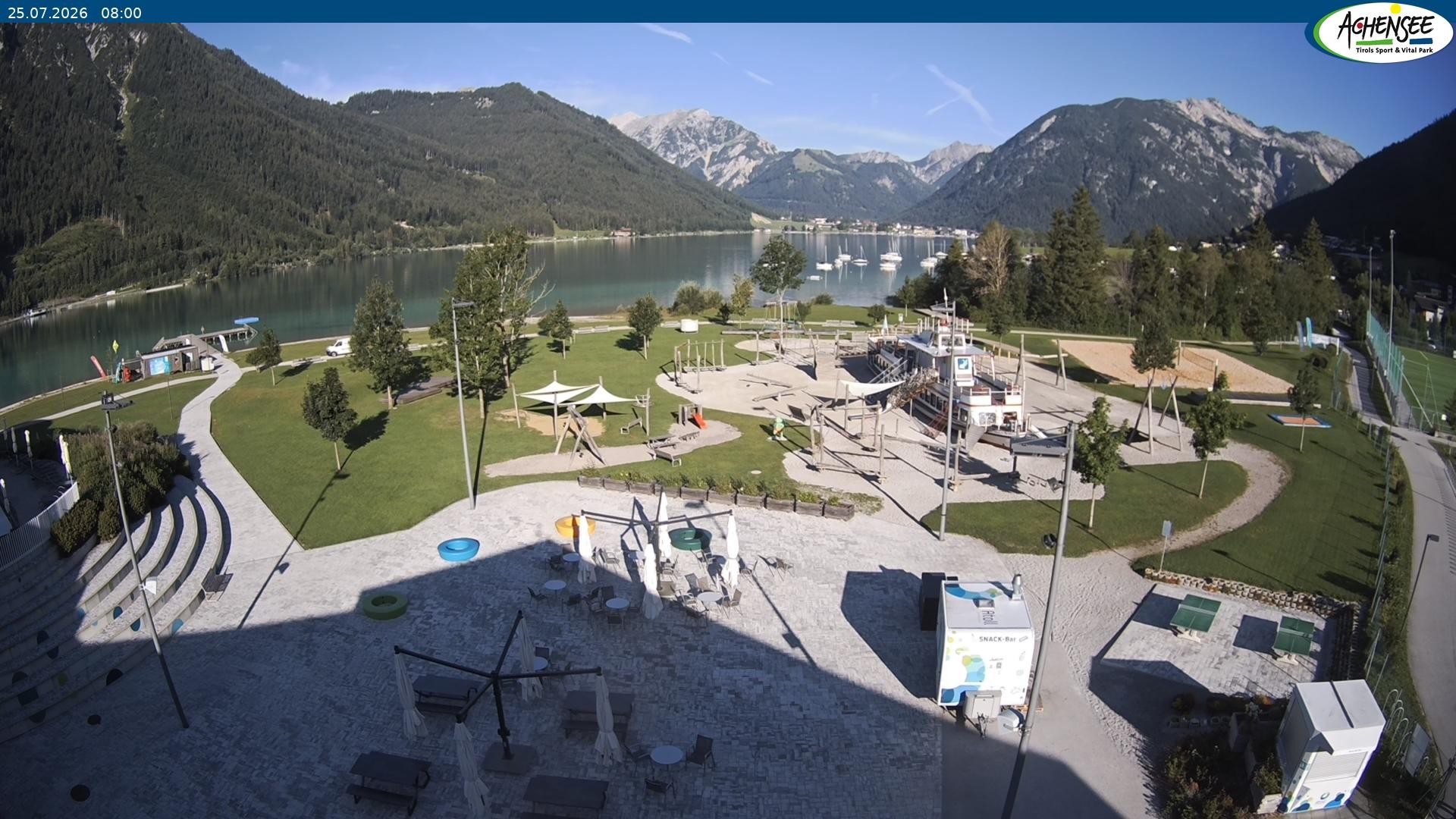 Archiv Foto Webcam Erlebnisbad Atoll am Achensee