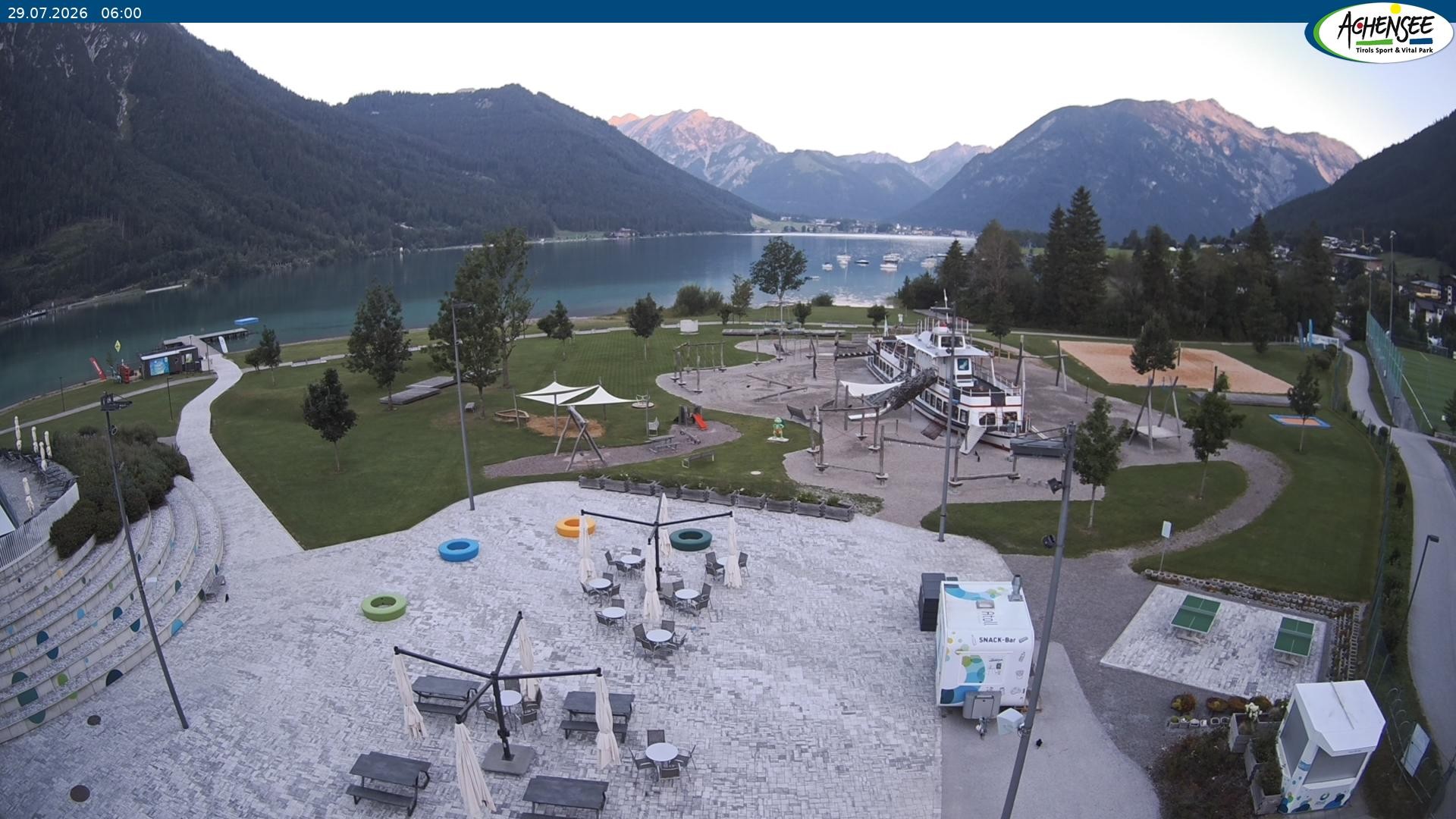 Archiv Foto Webcam Erlebnisbad Atoll am Achensee