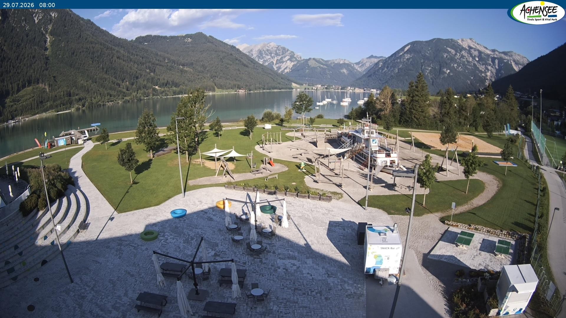 Archiv Foto Webcam Erlebnisbad Atoll am Achensee