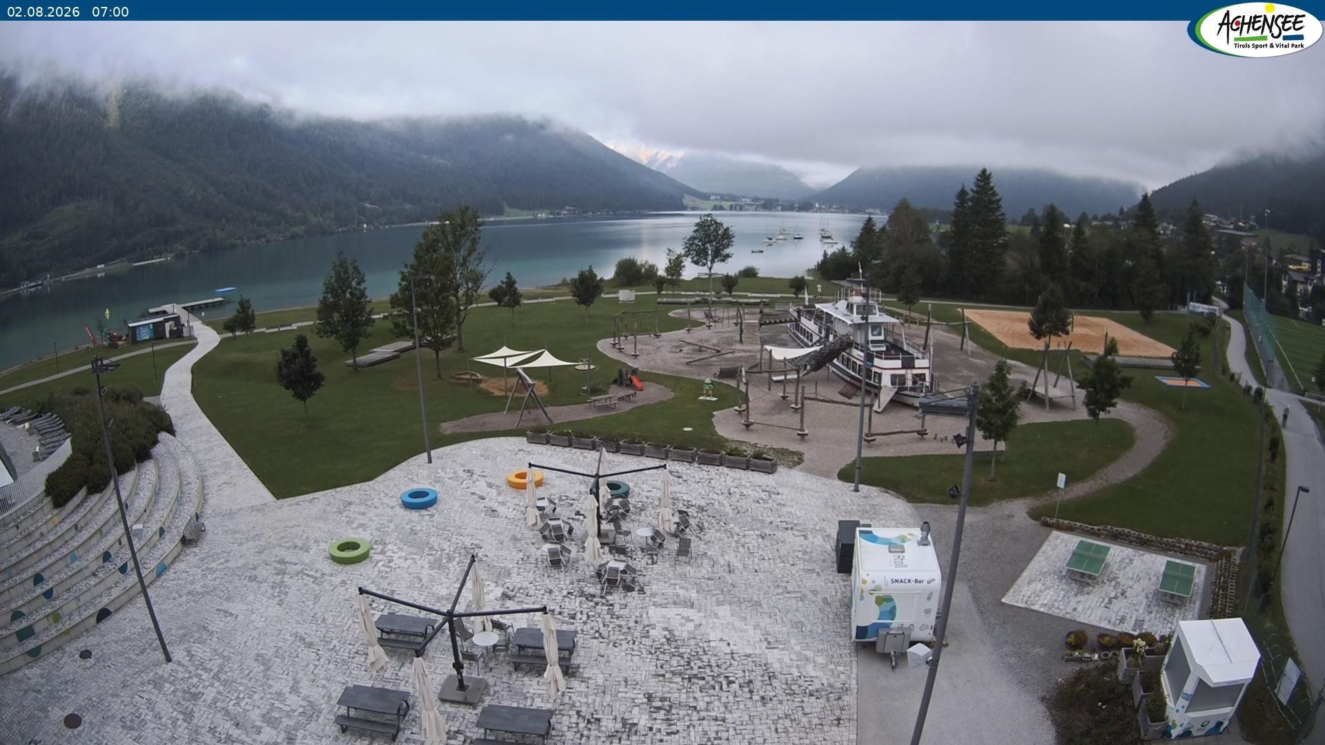 Archiv Foto Webcam Erlebnisbad Atoll am Achensee