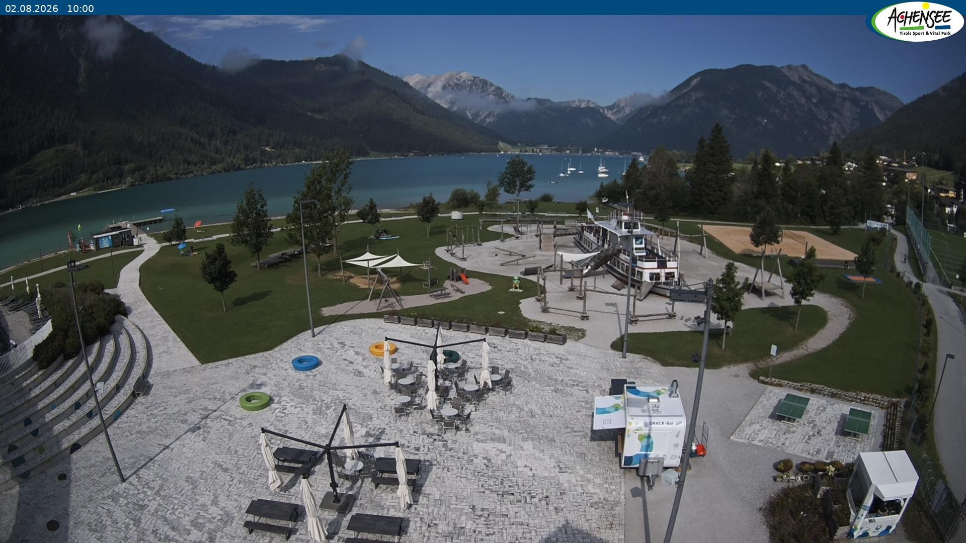 Archiv Foto Webcam Erlebnisbad Atoll am Achensee