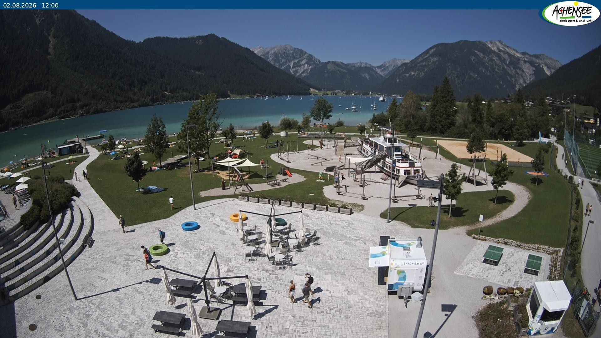 Archiv Foto Webcam Erlebnisbad Atoll am Achensee
