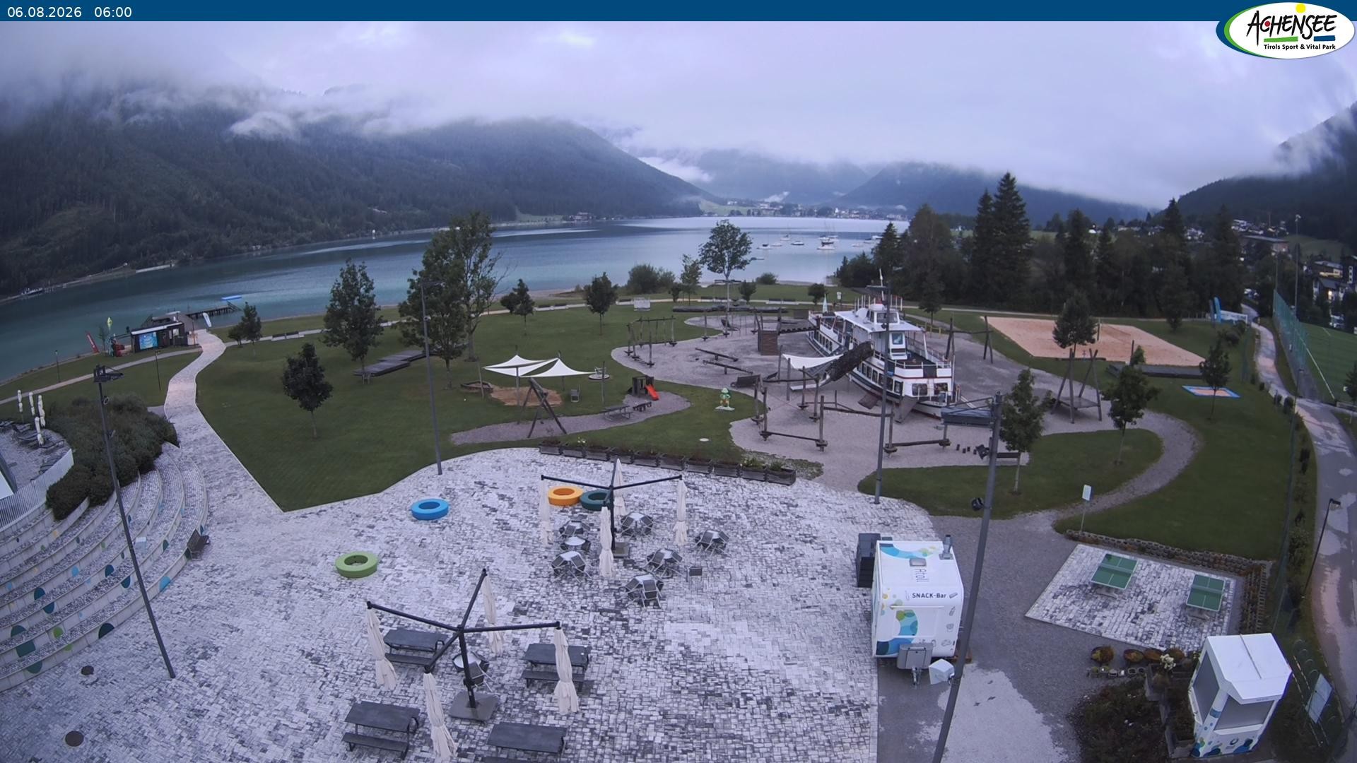 Archiv Foto Webcam Erlebnisbad Atoll am Achensee