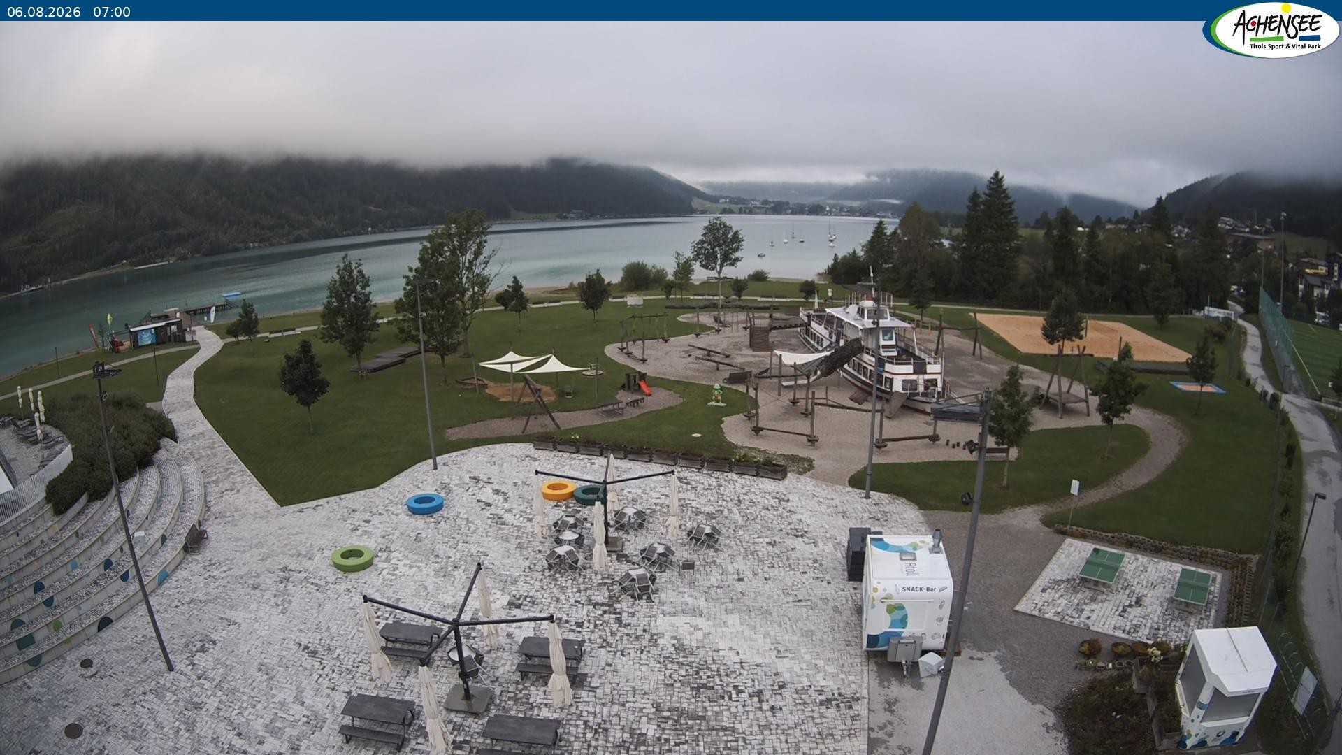 Archiv Foto Webcam Erlebnisbad Atoll am Achensee