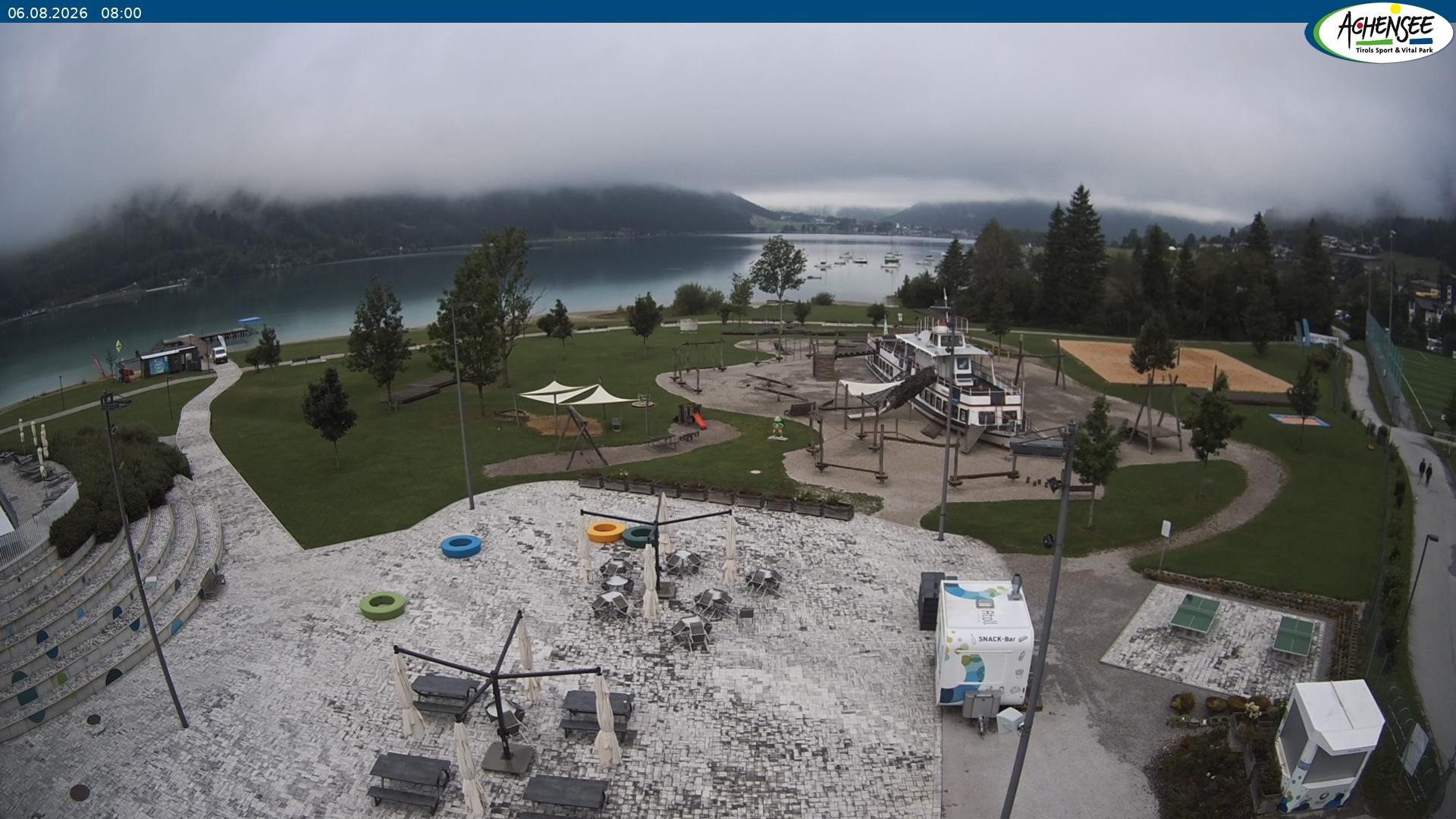 Archiv Foto Webcam Erlebnisbad Atoll am Achensee