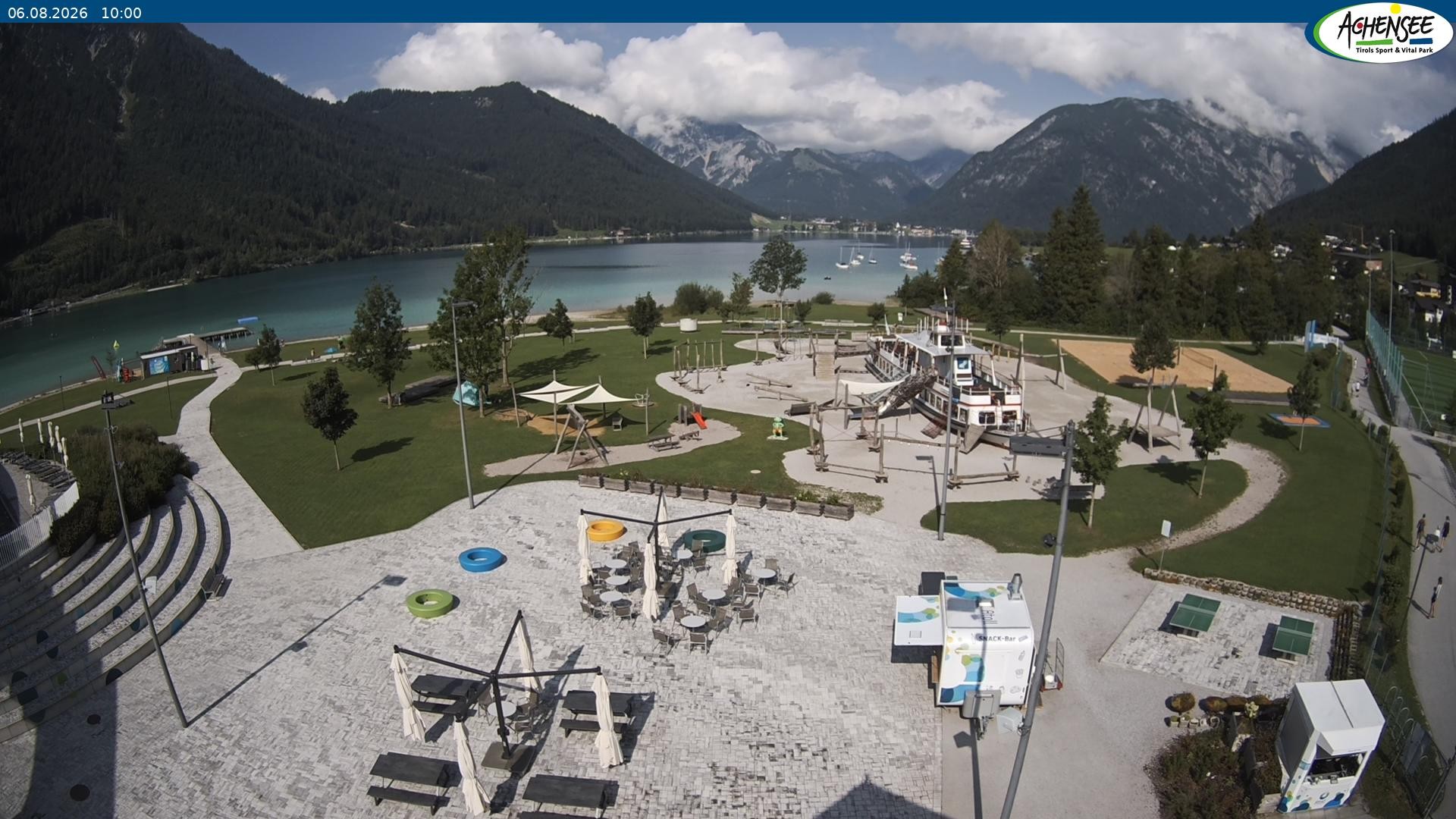 Archiv Foto Webcam Erlebnisbad Atoll am Achensee
