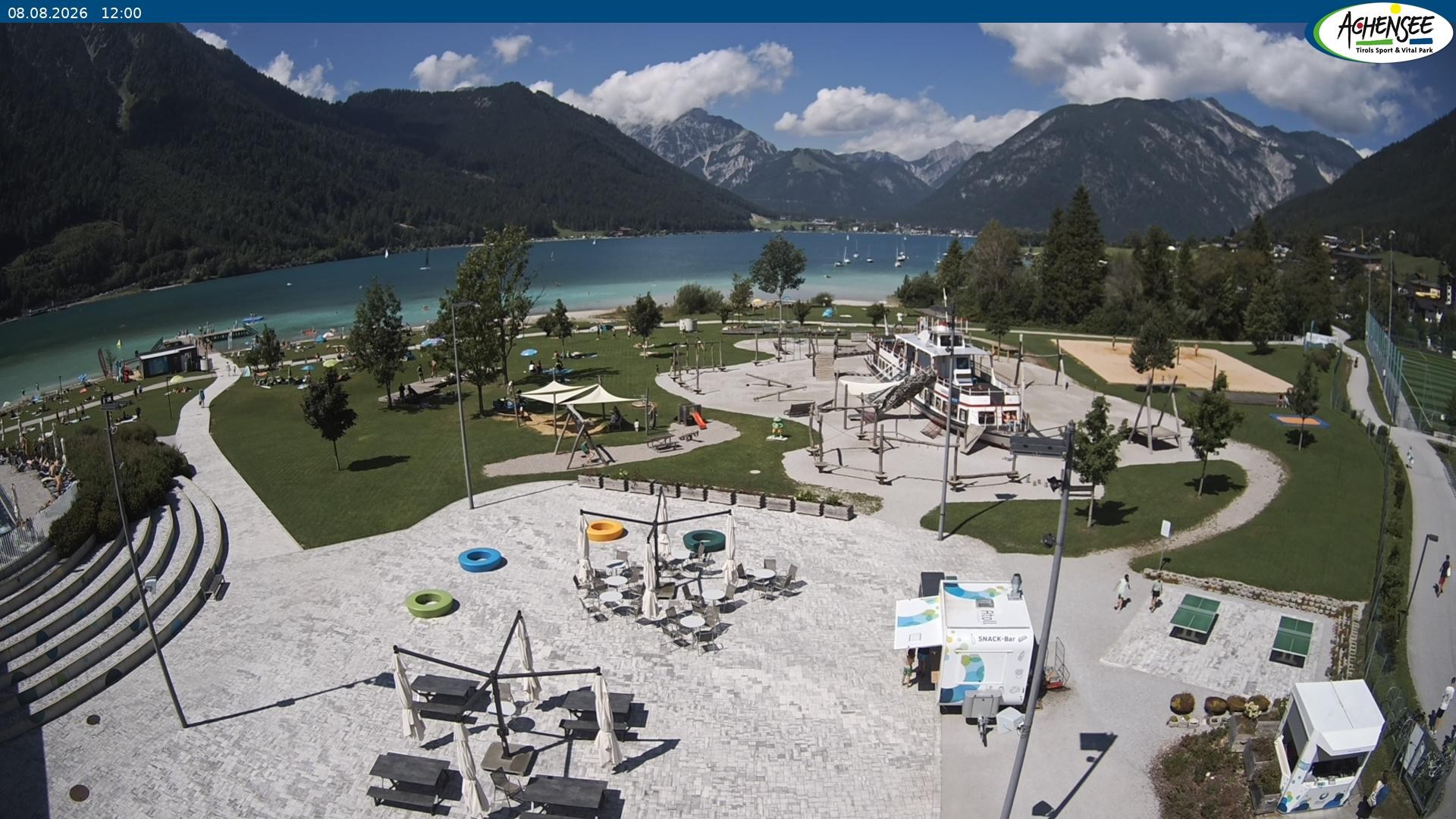 Archiv Foto Webcam Erlebnisbad Atoll am Achensee