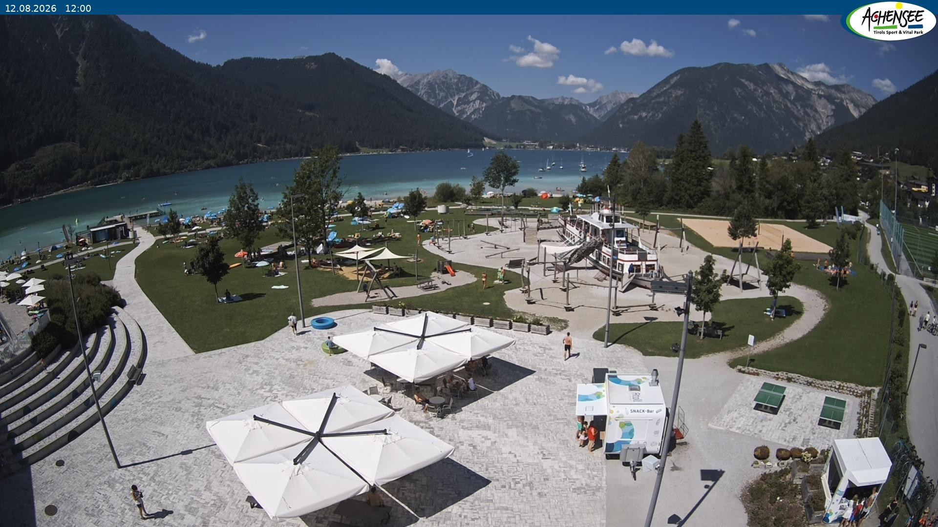 Archiv Foto Webcam Erlebnisbad Atoll am Achensee