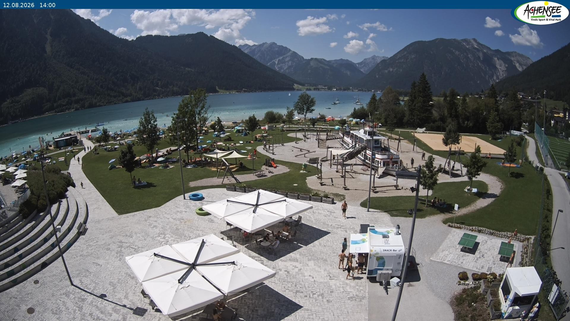Archiv Foto Webcam Erlebnisbad Atoll am Achensee