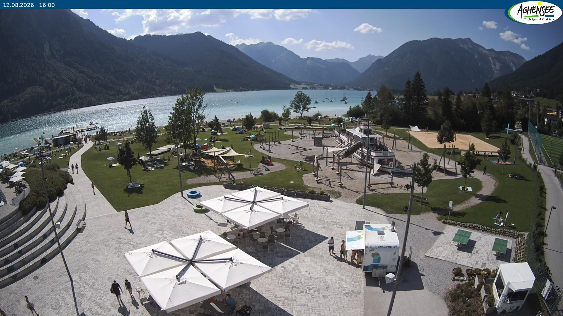 Archiv Foto Webcam Erlebnisbad Atoll am Achensee