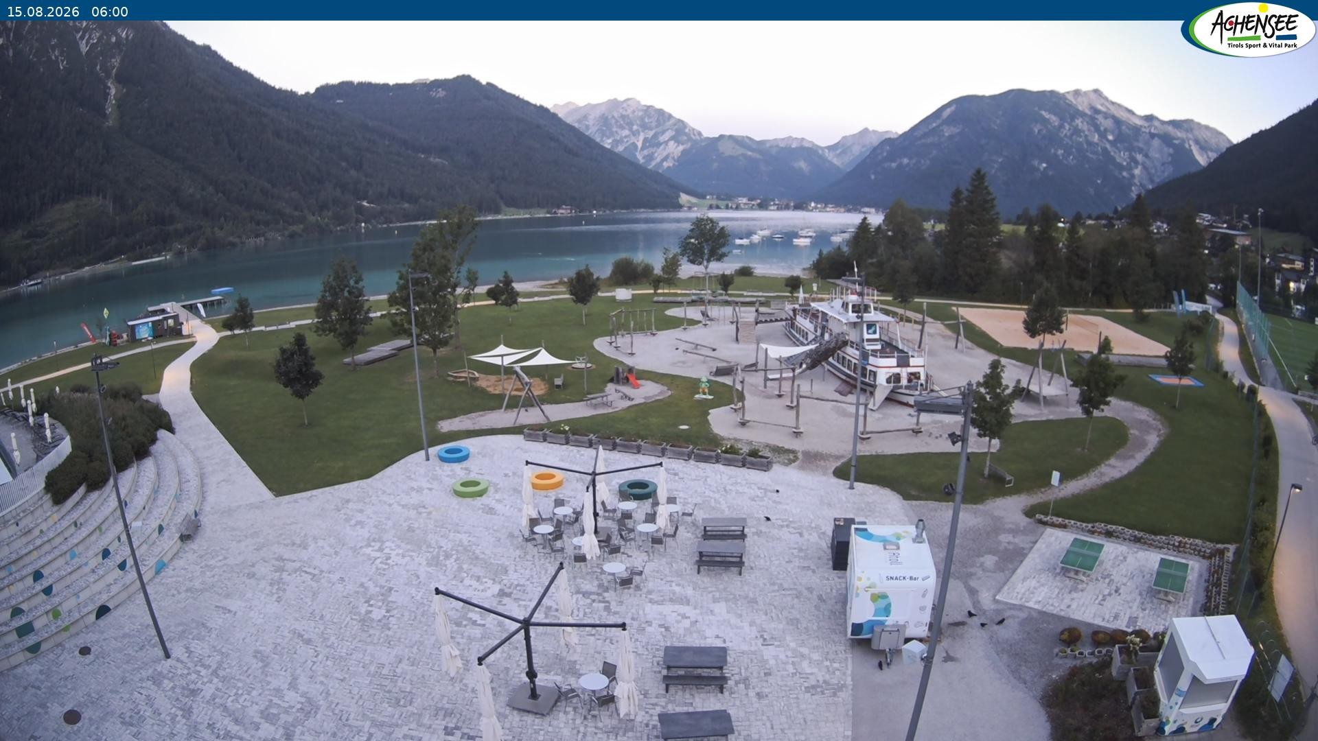 Archiv Foto Webcam Erlebnisbad Atoll am Achensee