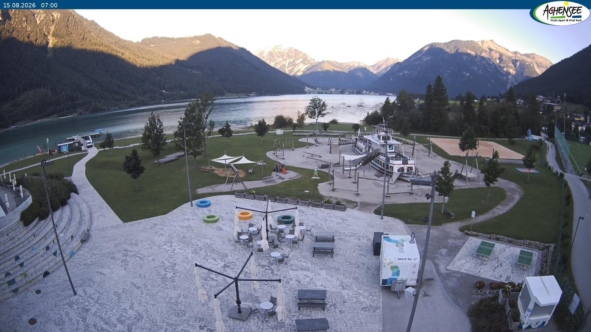 Archiv Foto Webcam Erlebnisbad Atoll am Achensee