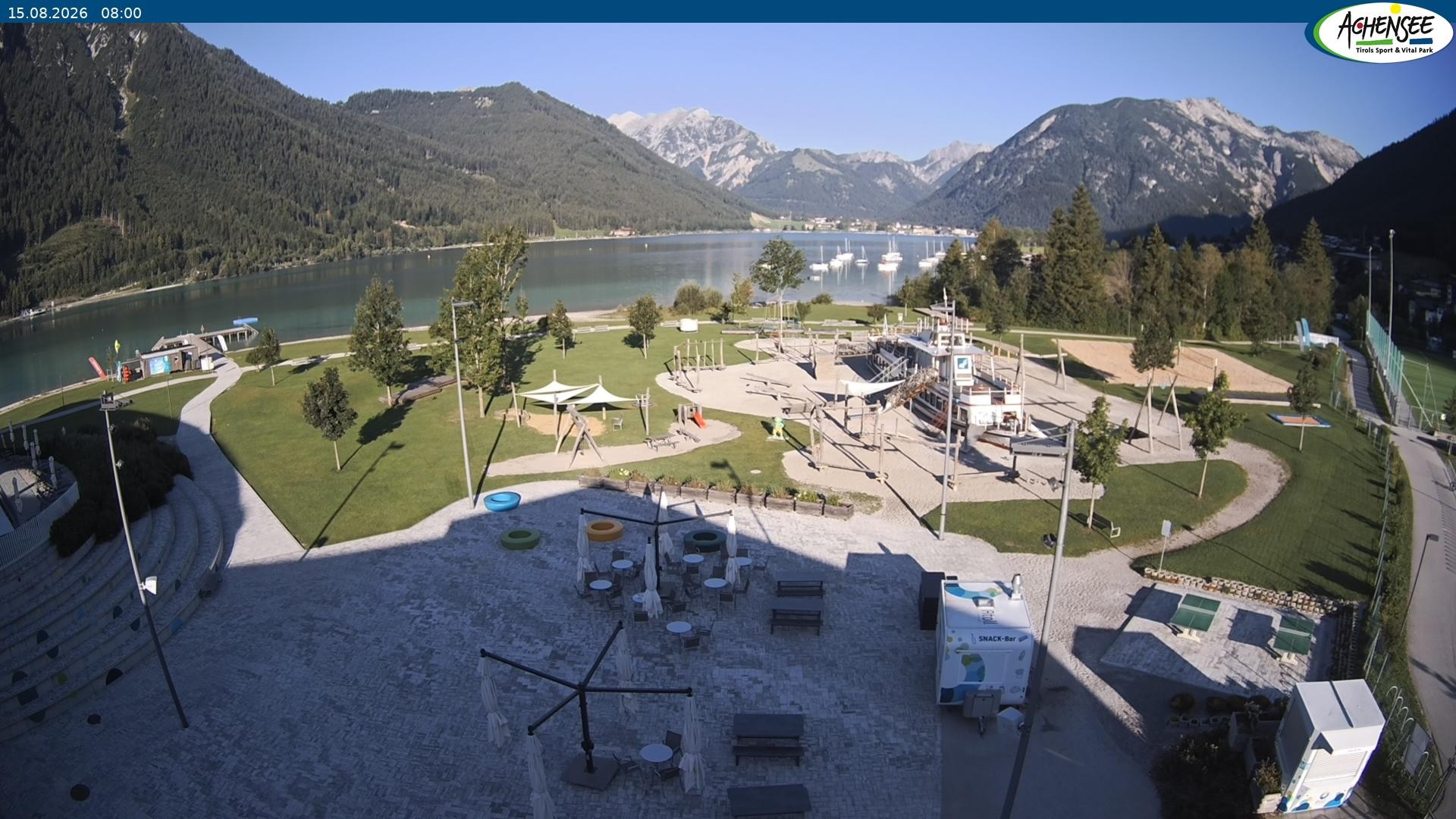 Archiv Foto Webcam Erlebnisbad Atoll am Achensee