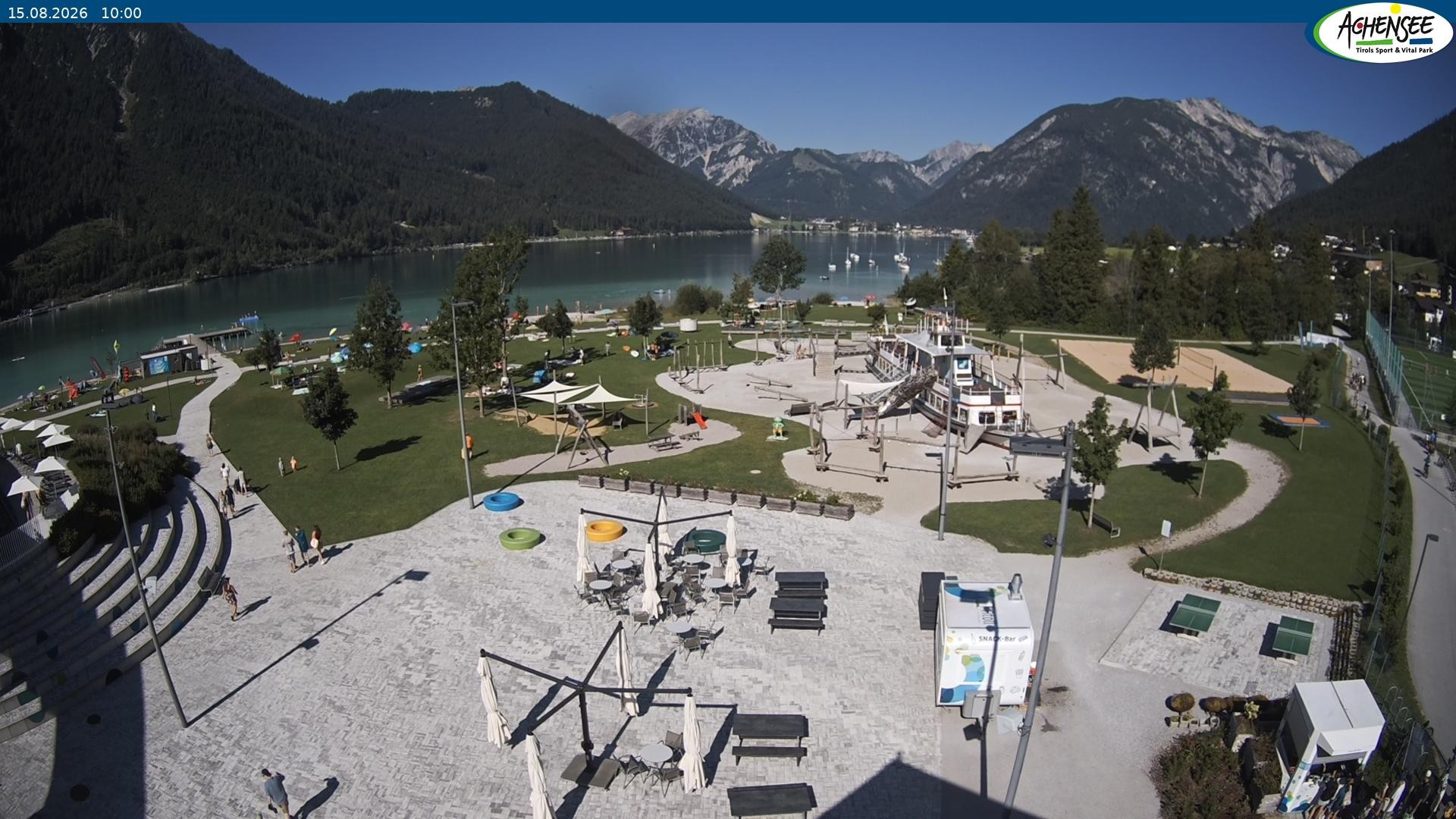 Archiv Foto Webcam Erlebnisbad Atoll am Achensee