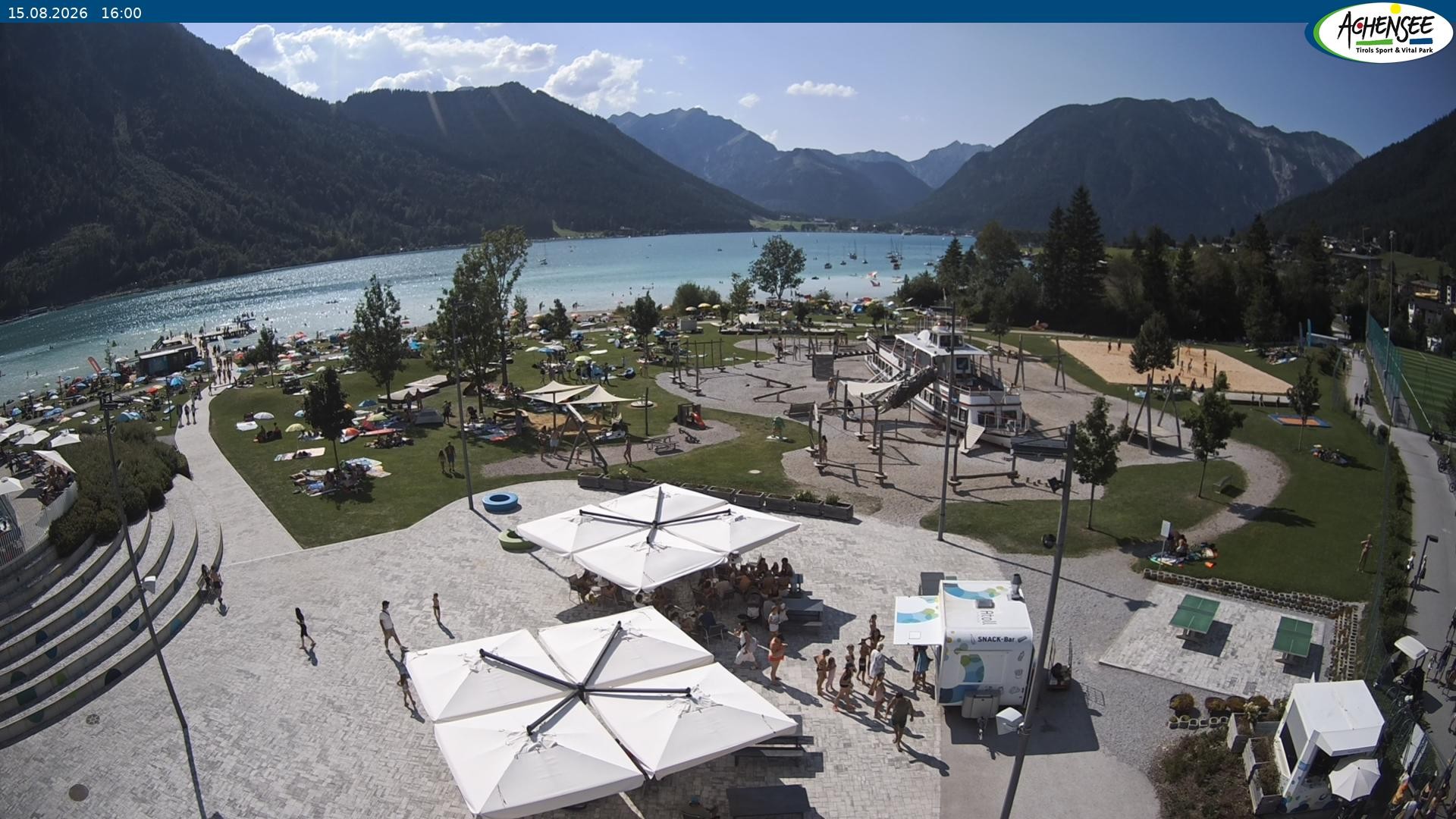 Archiv Foto Webcam Erlebnisbad Atoll am Achensee