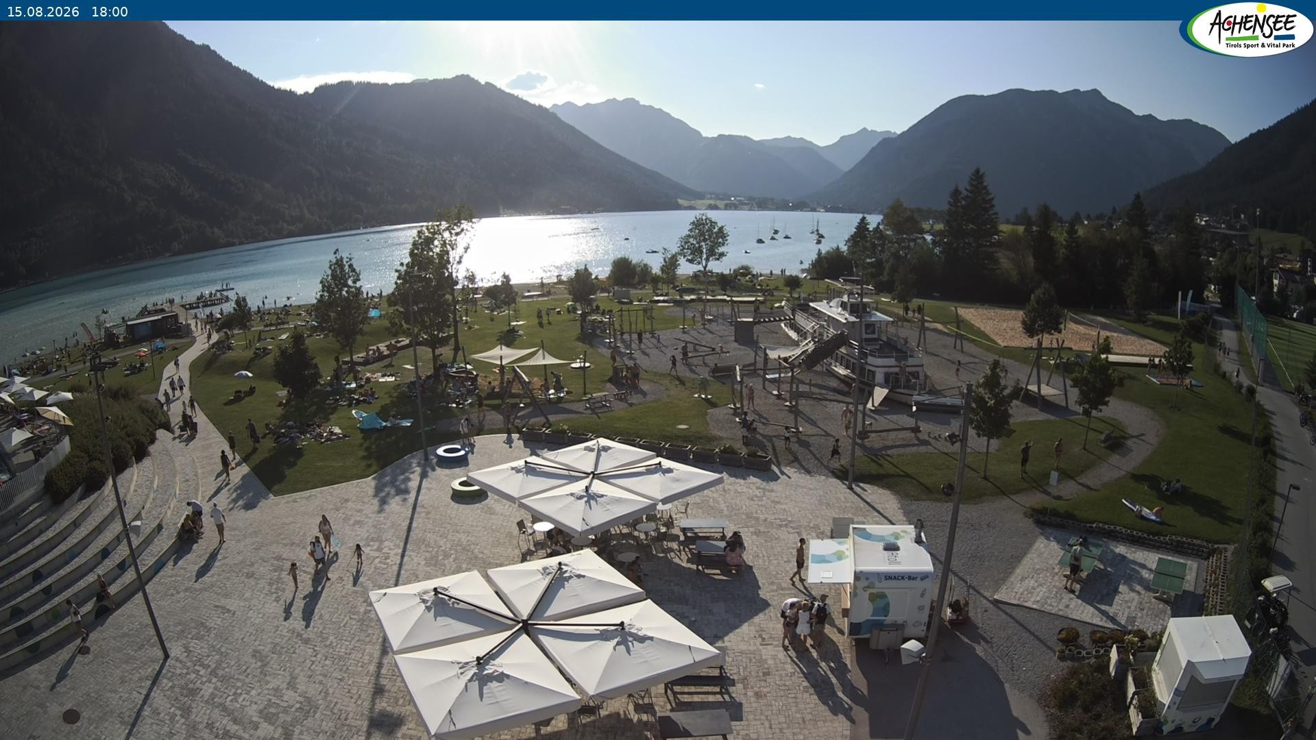 Archiv Foto Webcam Erlebnisbad Atoll am Achensee