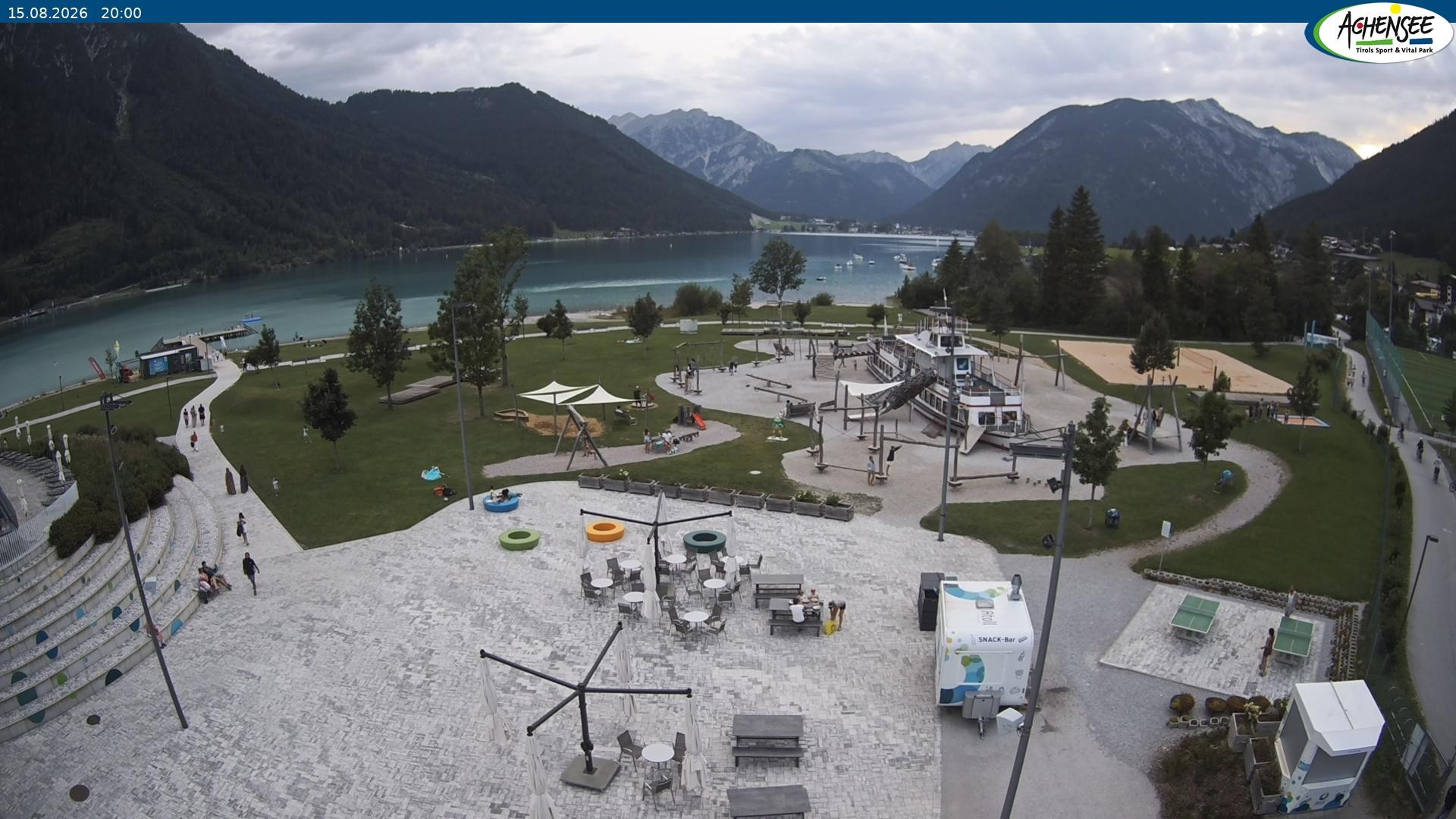 Archiv Foto Webcam Erlebnisbad Atoll am Achensee