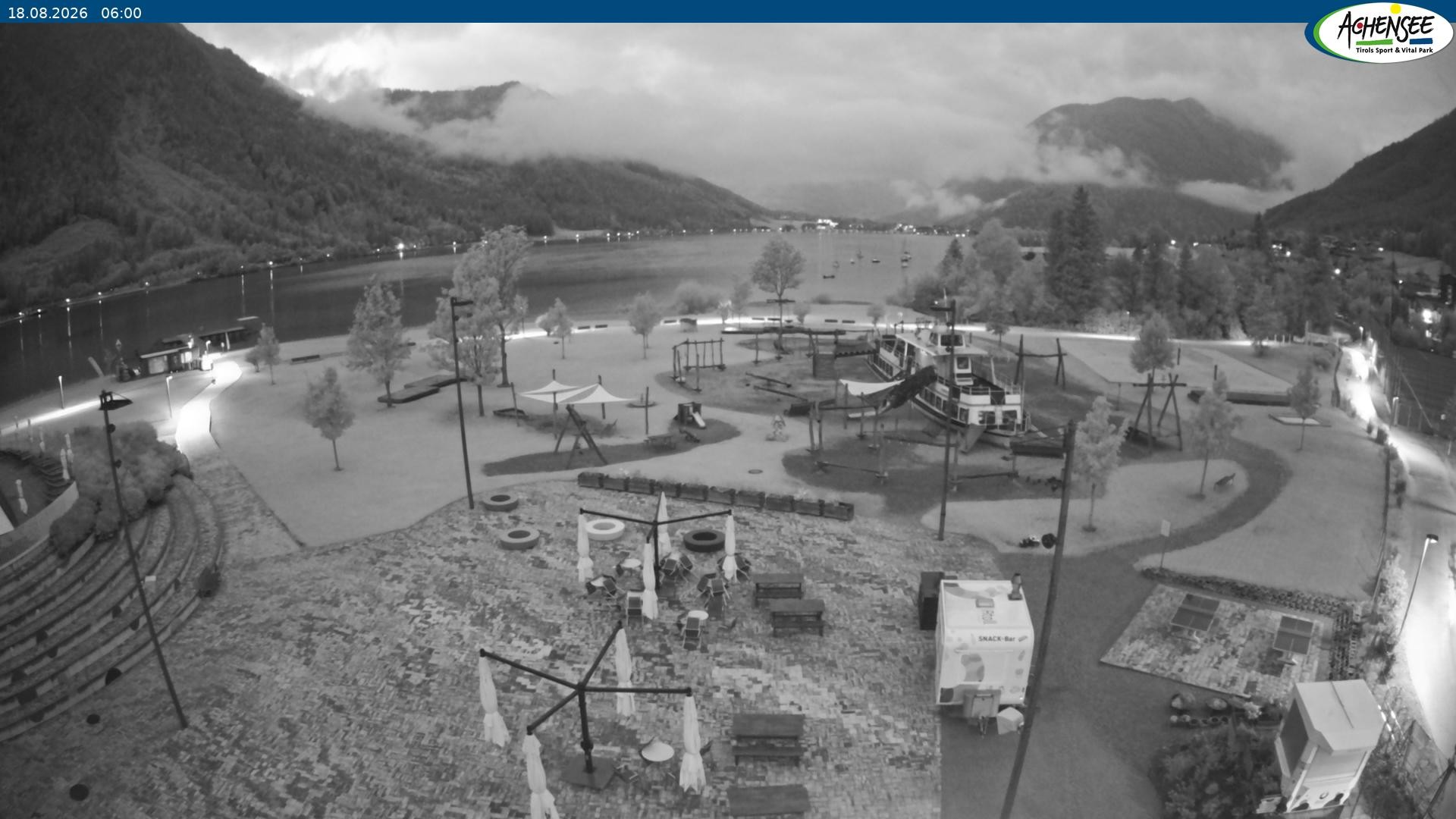 Archiv Foto Webcam Erlebnisbad Atoll am Achensee