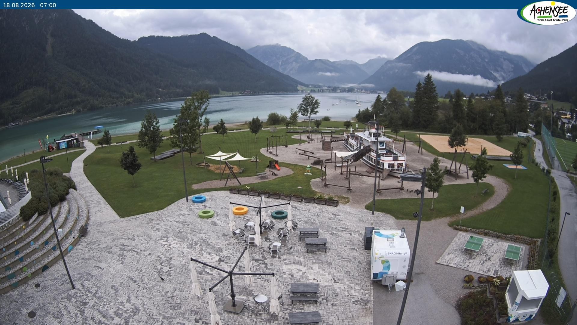 Archiv Foto Webcam Erlebnisbad Atoll am Achensee