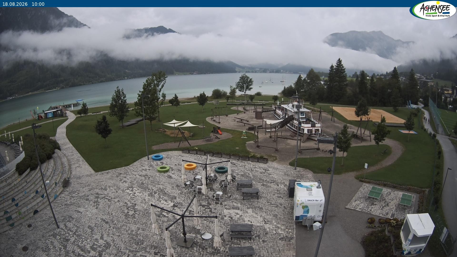 Archiv Foto Webcam Erlebnisbad Atoll am Achensee