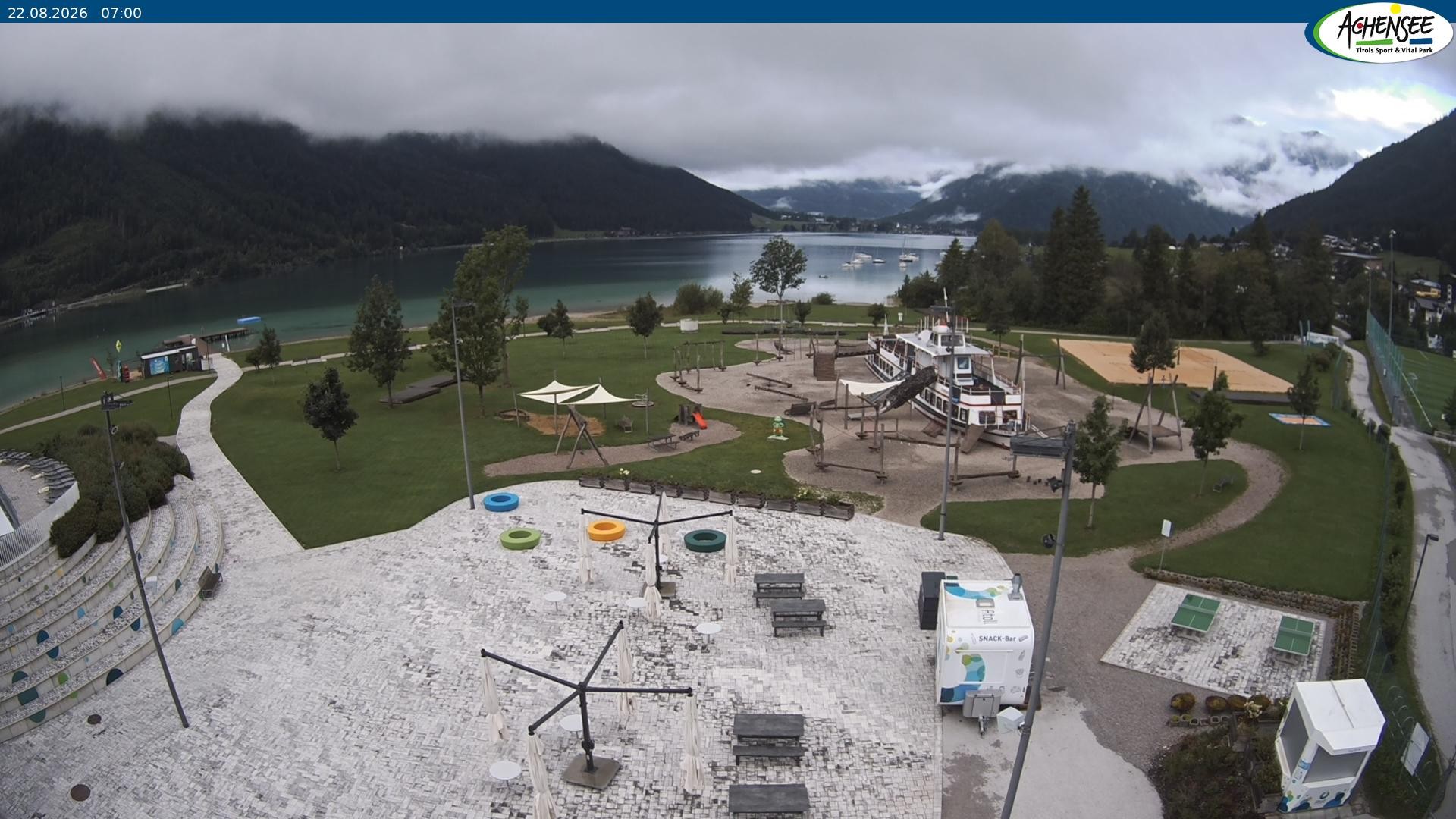 Archiv Foto Webcam Erlebnisbad Atoll am Achensee