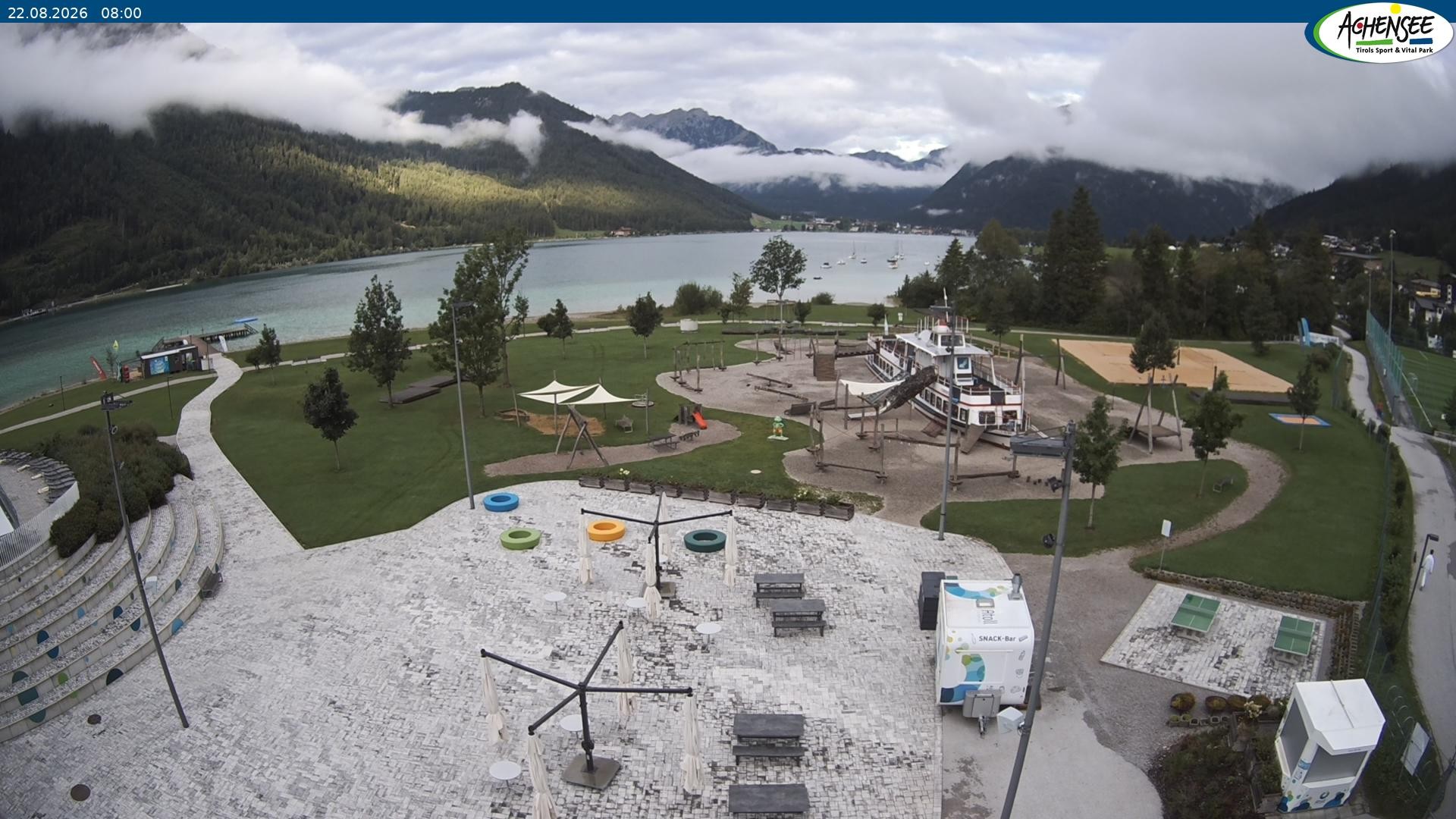 Archiv Foto Webcam Erlebnisbad Atoll am Achensee