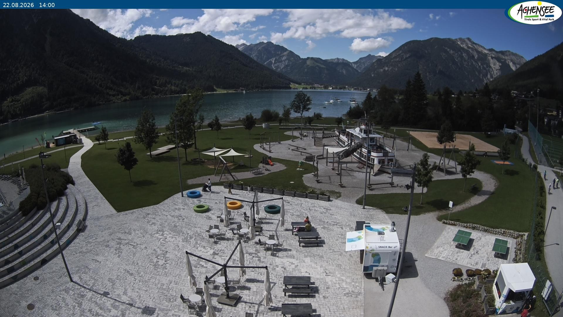 Archiv Foto Webcam Erlebnisbad Atoll am Achensee
