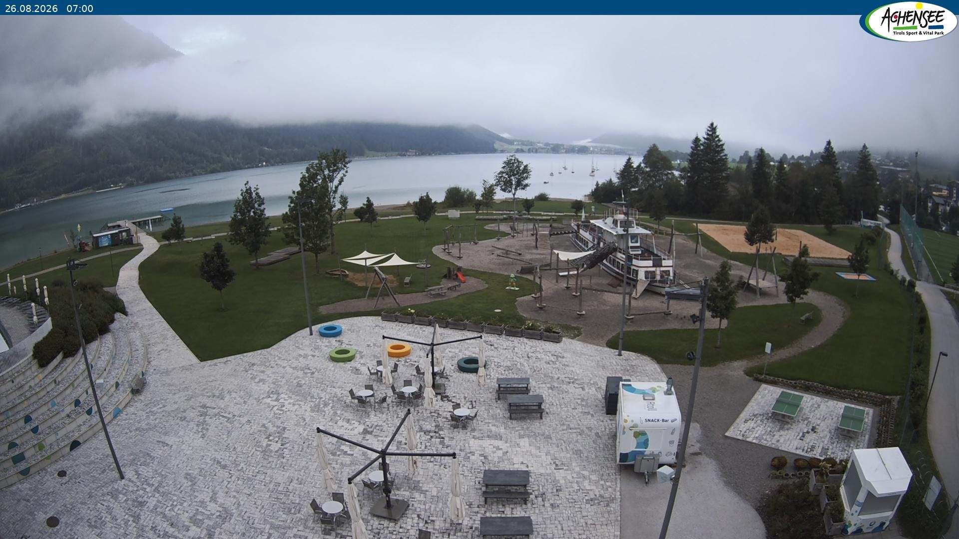 Archiv Foto Webcam Erlebnisbad Atoll am Achensee
