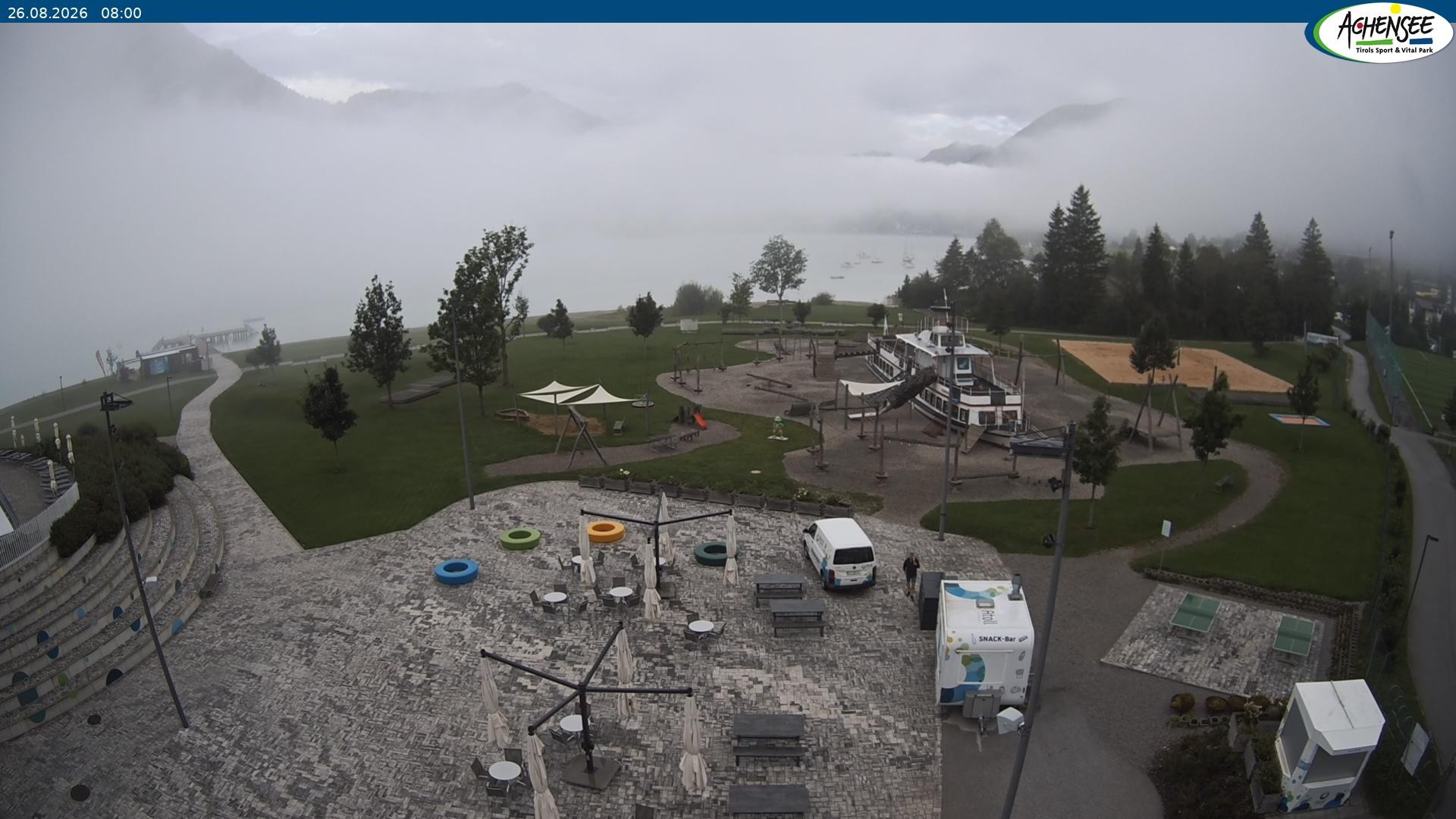 Archiv Foto Webcam Erlebnisbad Atoll am Achensee