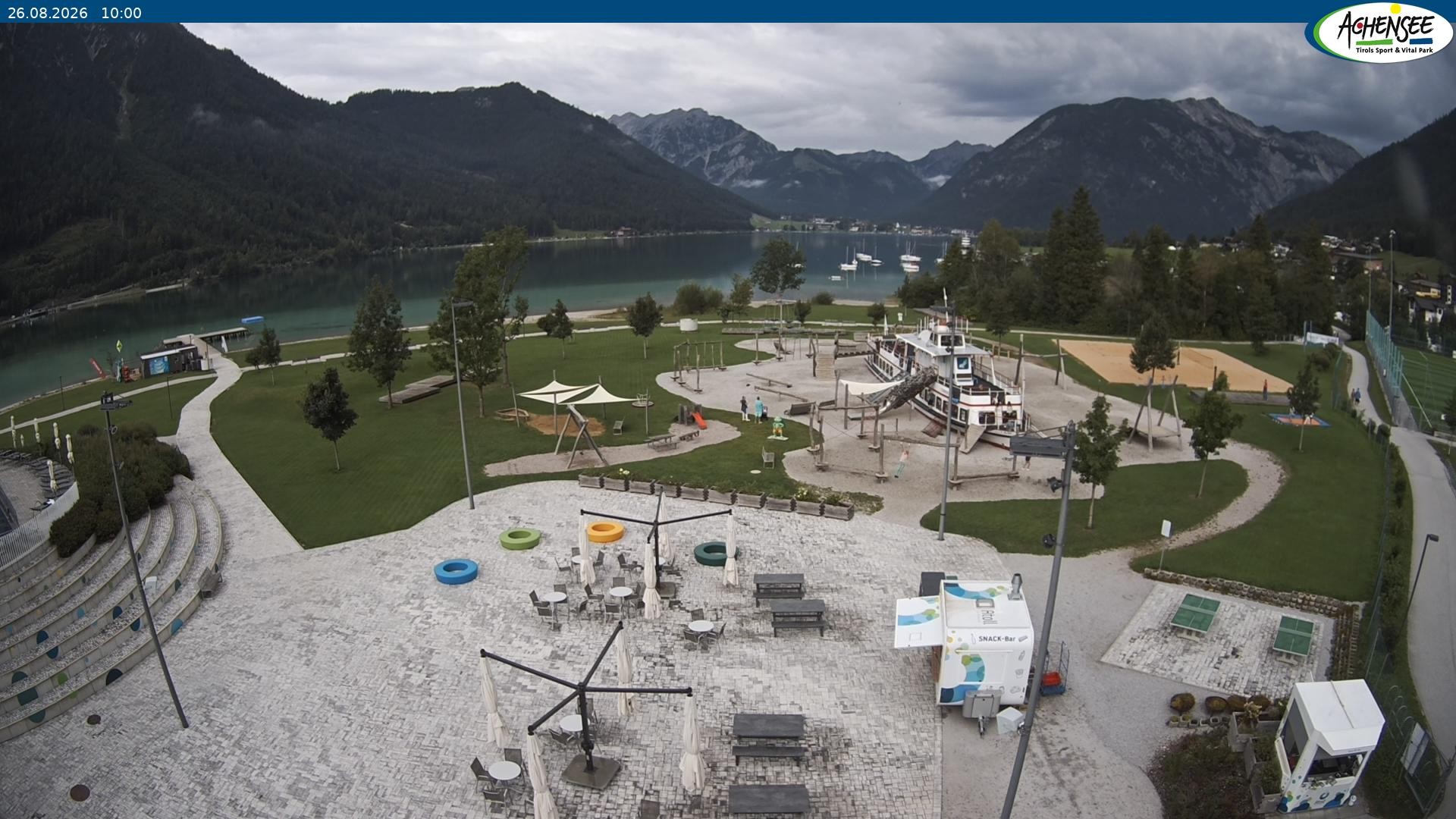 Archiv Foto Webcam Erlebnisbad Atoll am Achensee