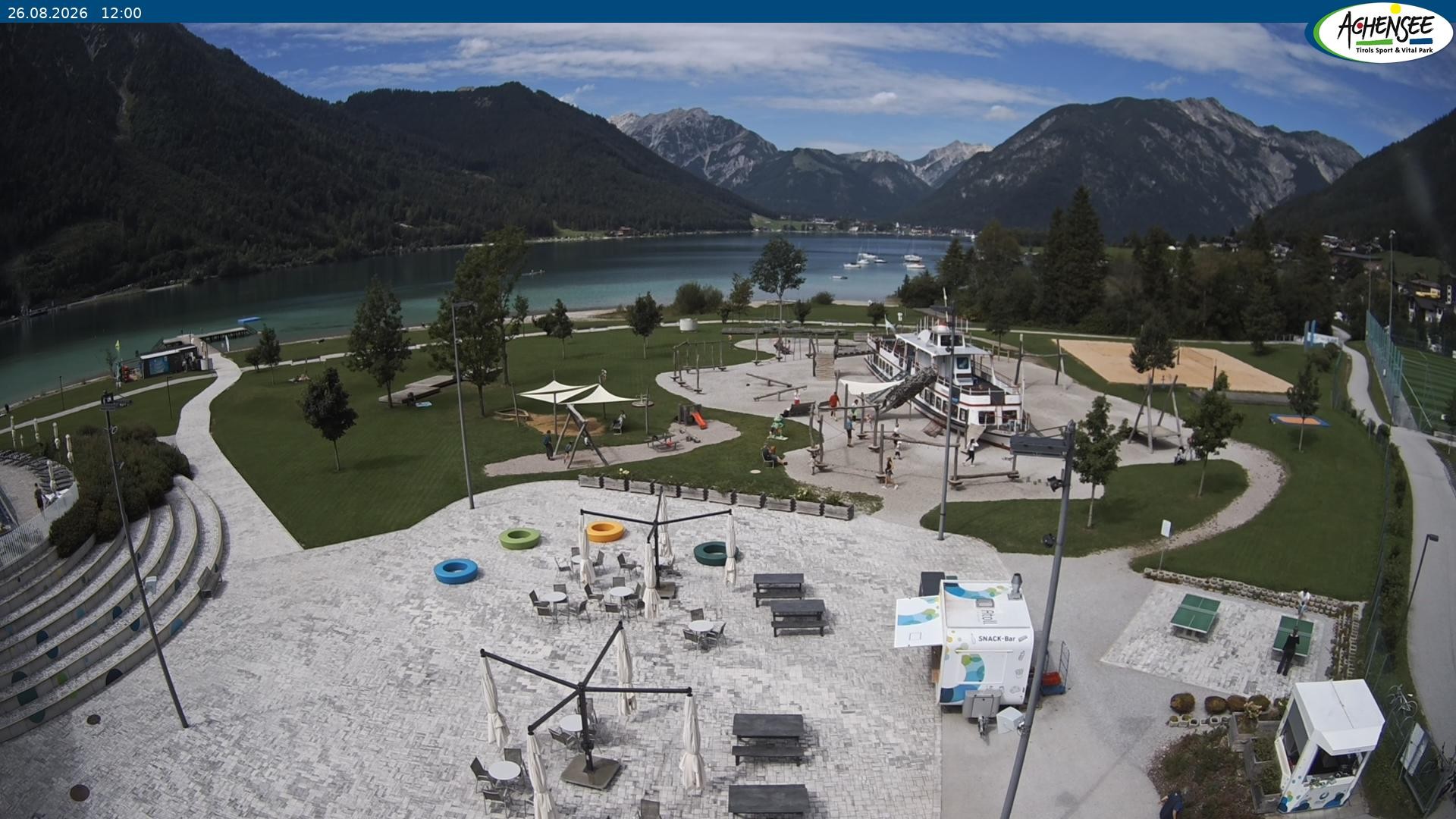 Archiv Foto Webcam Erlebnisbad Atoll am Achensee