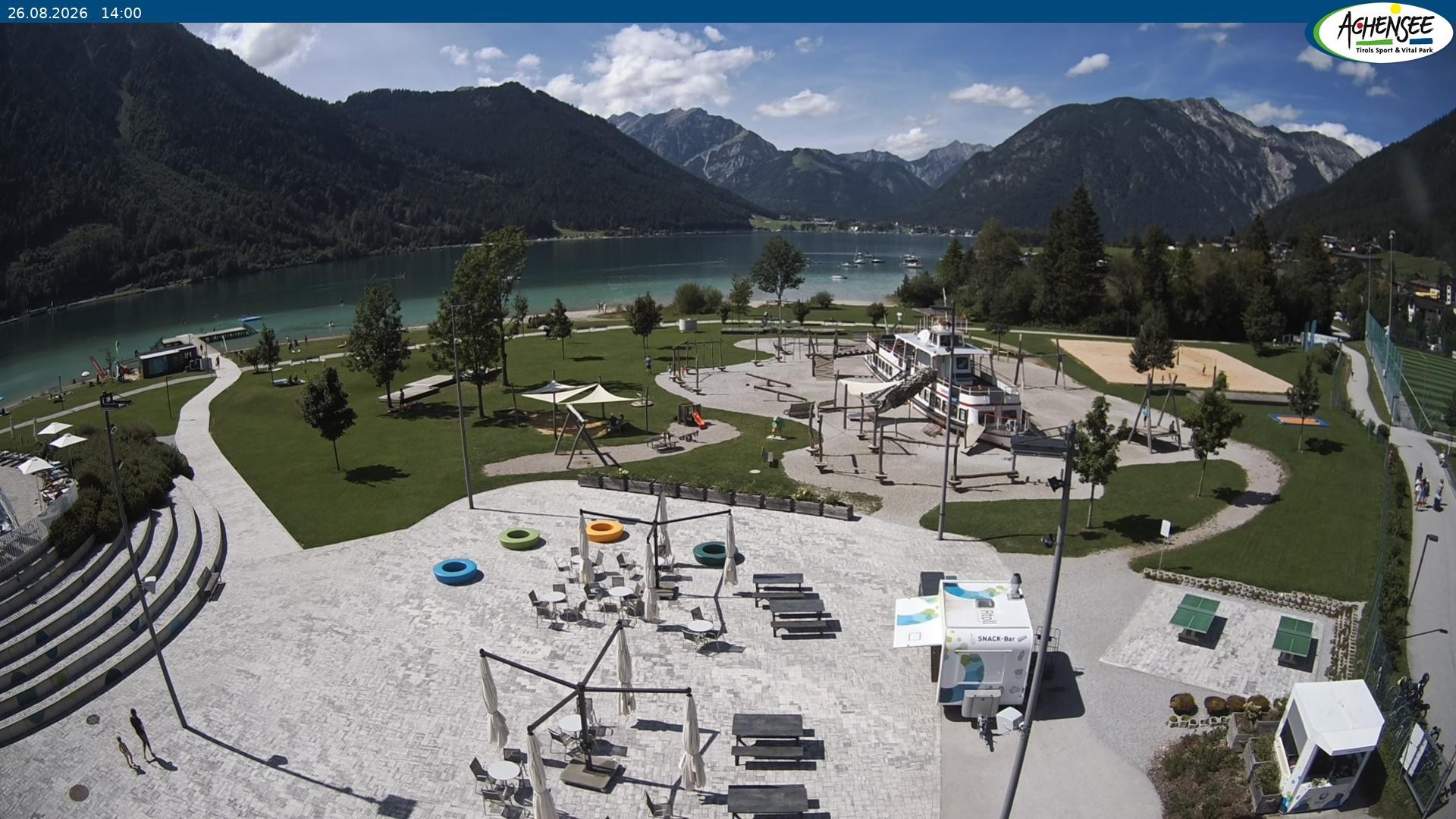 Archiv Foto Webcam Erlebnisbad Atoll am Achensee