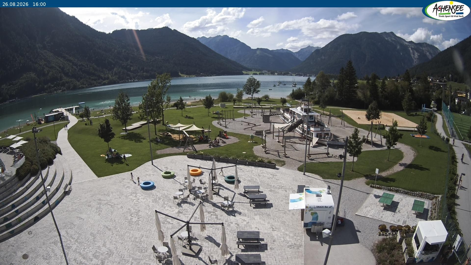 Archiv Foto Webcam Erlebnisbad Atoll am Achensee